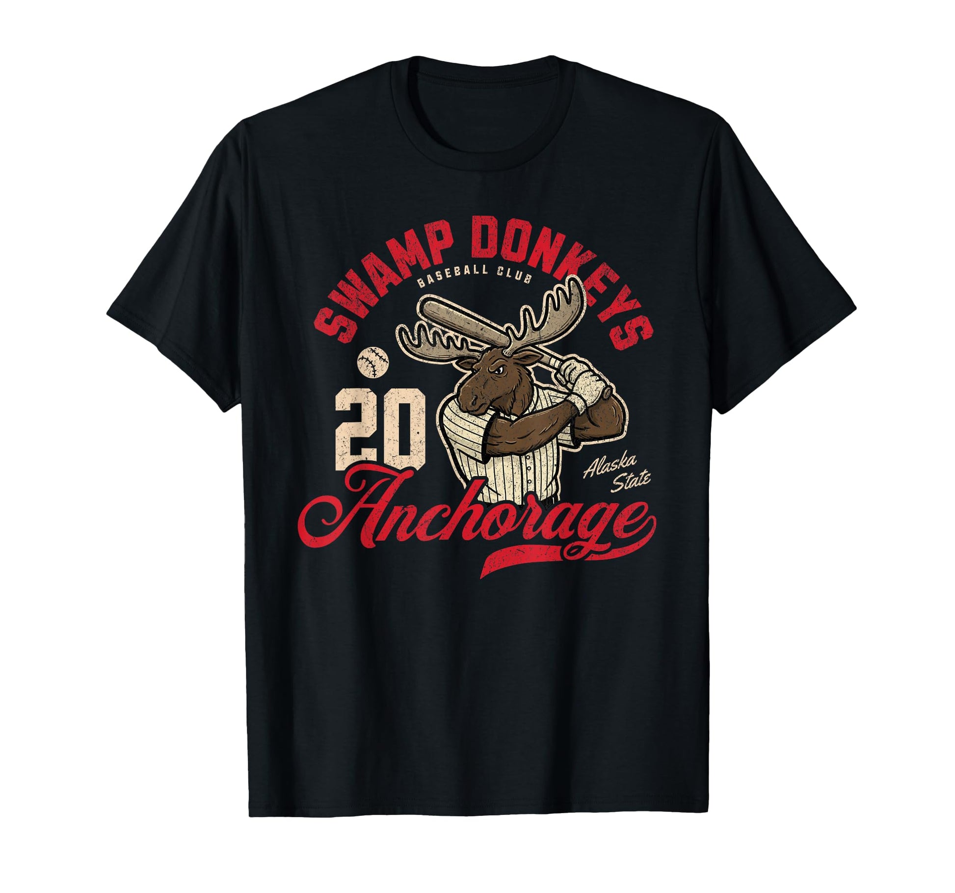 Swamp Donkeys Anchorage Minor League T-Shirt - Trendy Graphic Men Women - T-Shirt, Sweatshirt, Hoodie