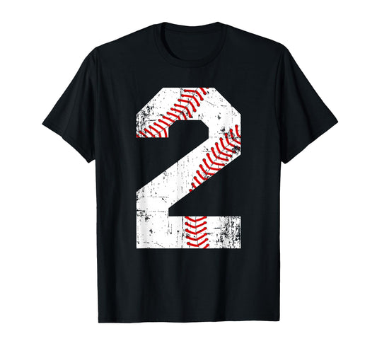 Baseball 2 Jersey Number T-Shirt - Streetwear Style Men Women - T-Shirt, Sweatshirt, Hoodie