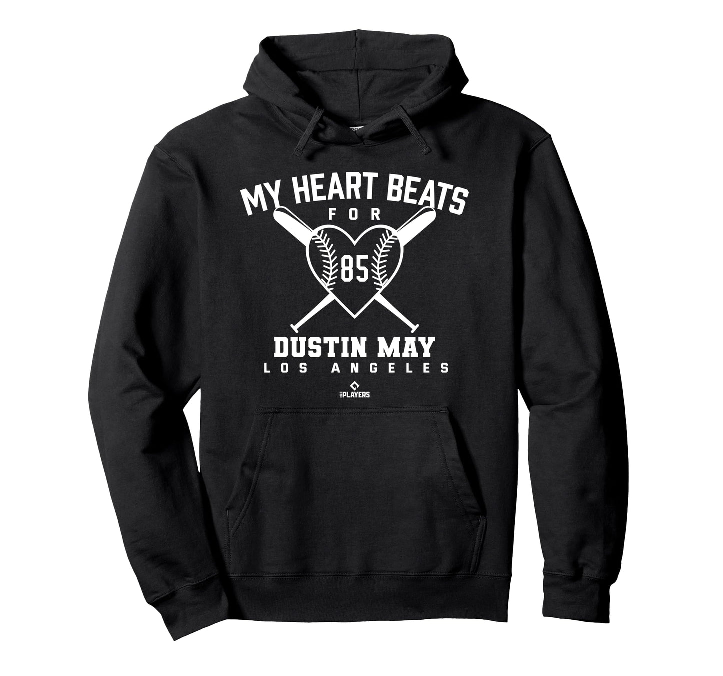 My Heart Beats Dustin May Baseball Hoodie - Streetwear Style Men Women - T-Shirt, Sweatshirt, Hoodie