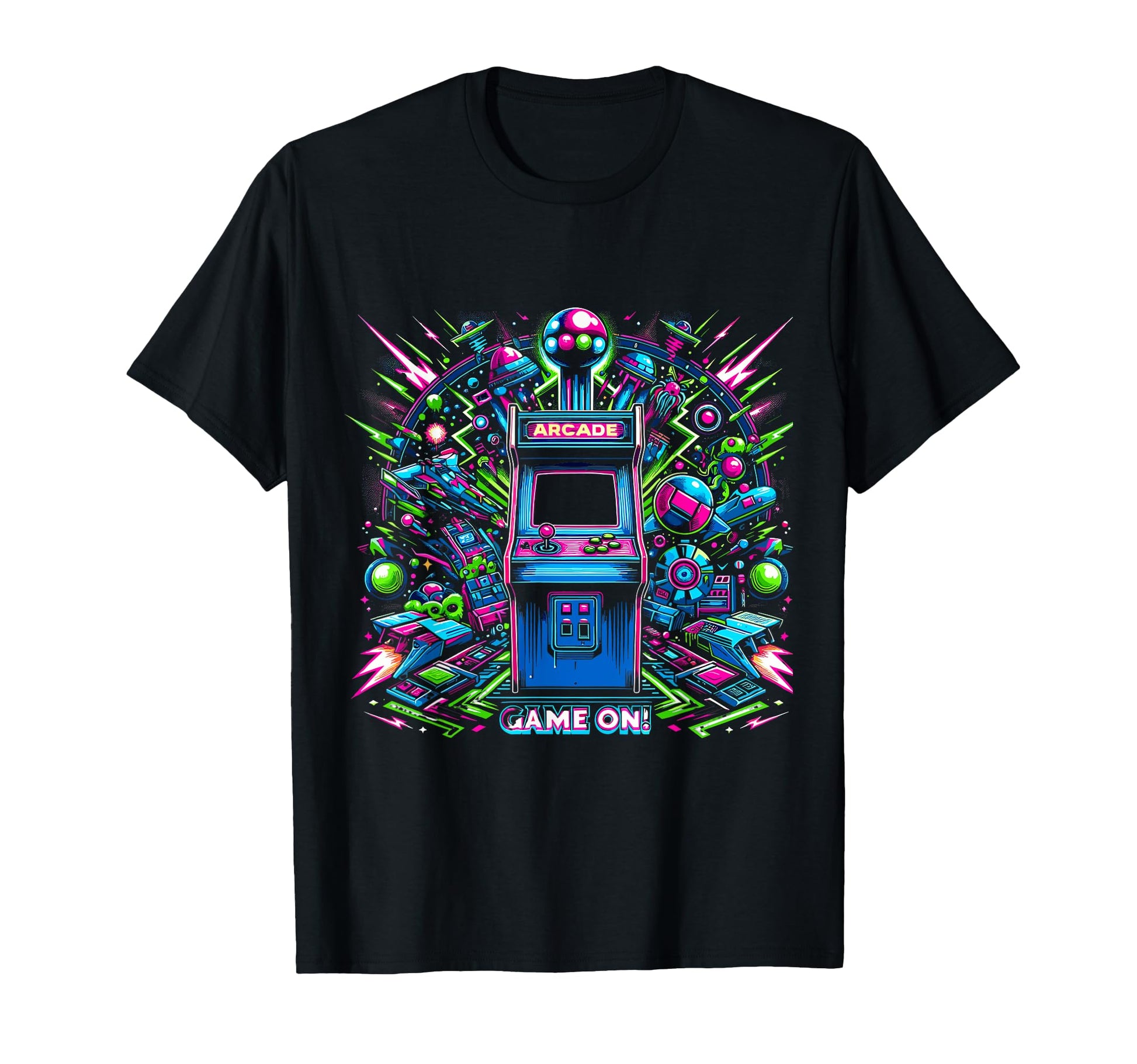 Arcade Blast Gameon Extravaganza T-Shirt - Streetwear Style Unisex - T-Shirt, Sweatshirt, Hoodie