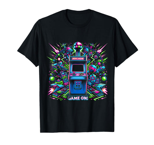 Arcade Blast Gameon Extravaganza T-Shirt - Streetwear Style Unisex - T-Shirt, Sweatshirt, Hoodie