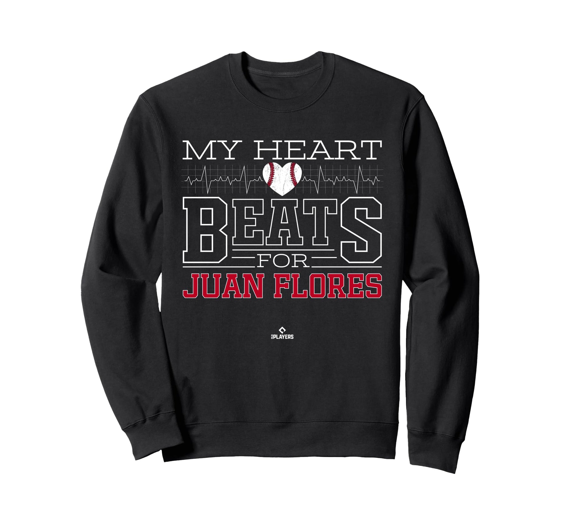 My Heart Beats Juan Flores Prospect Sweatshirt - Trendy Graphic Unisex - T-Shirt, Sweatshirt, Hoodie