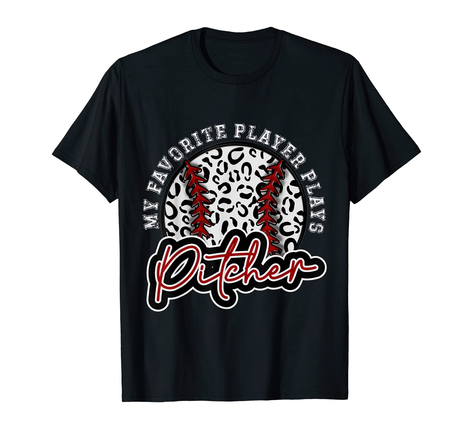 Leopard Cheetah Baseball Pitcher Womens T-Shirt - Novelty Apparel Unisex - T-Shirt, Sweatshirt, Hoodie