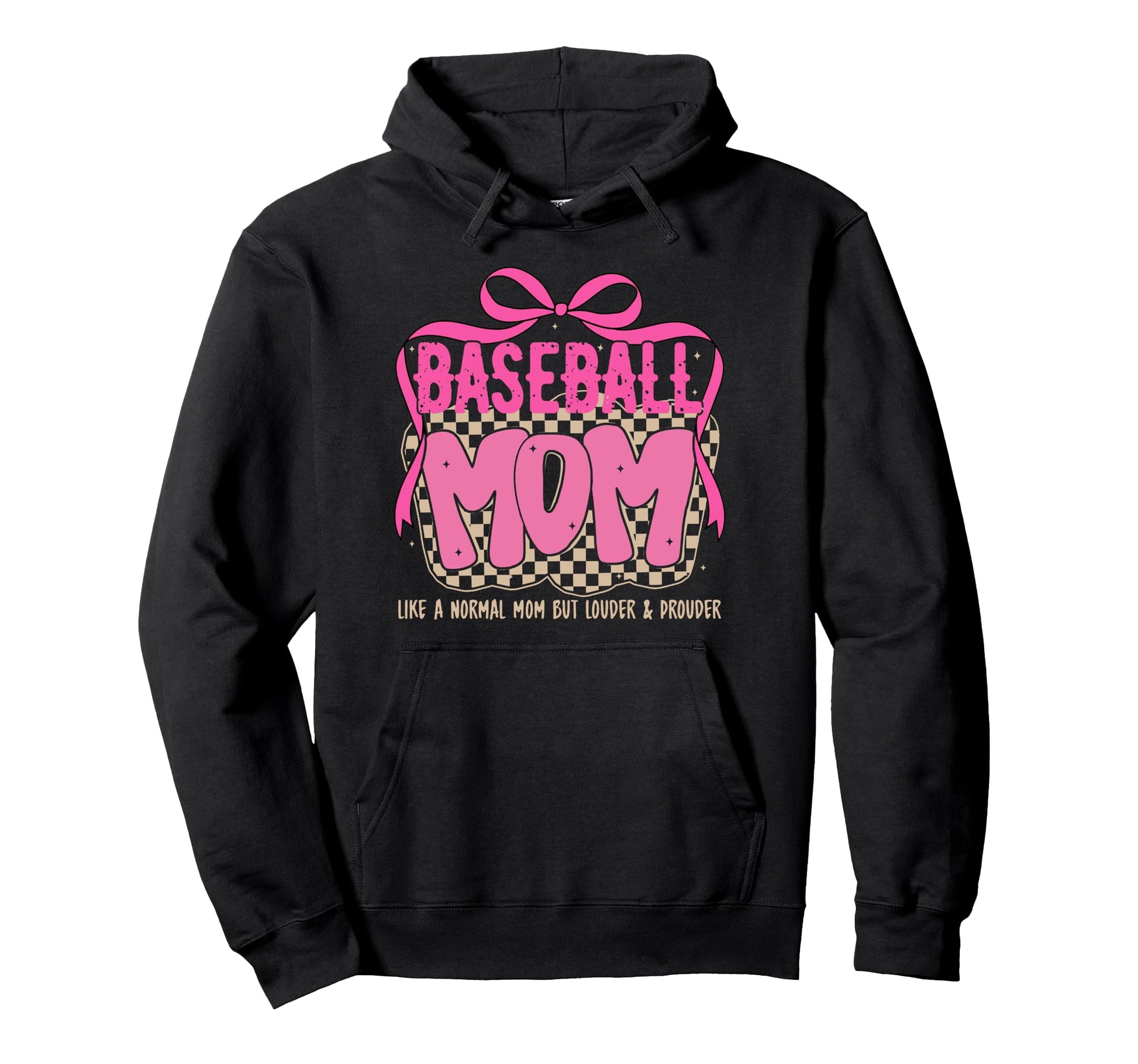 Baseball Mom Like Normal Mom Coquette Hoodie - Aesthetic Graphic Men Women - T-Shirt, Sweatshirt, Hoodie