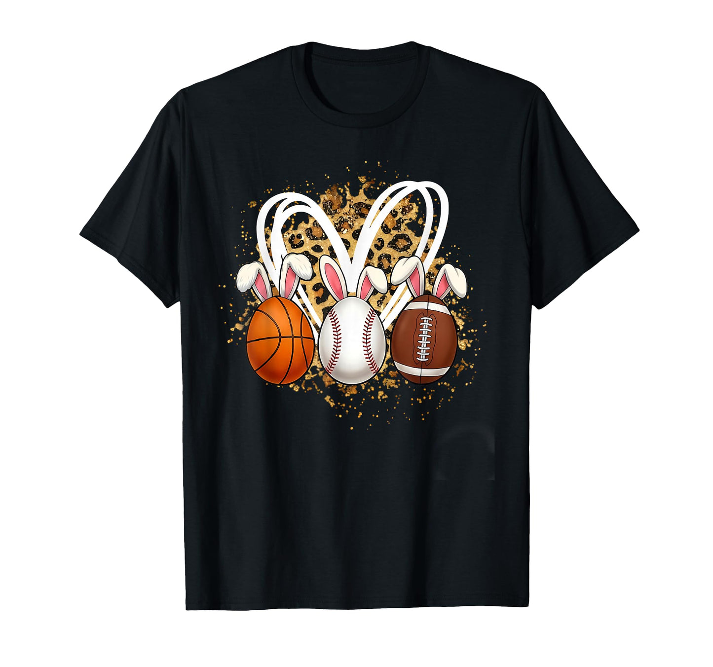 Easter Bunny Leopard Heartbeat T-Shirt - Streetwear Style Men Women - T-Shirt, Sweatshirt, Hoodie