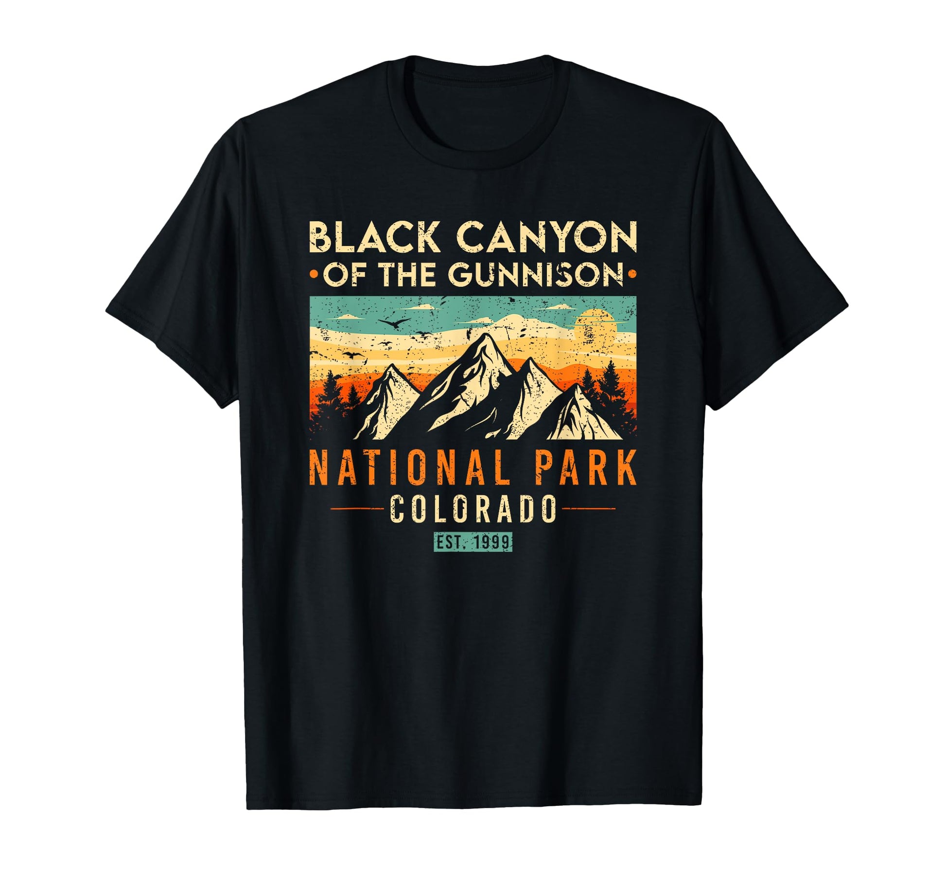 Black Canyon Est 1999 Colorado National T-Shirt - Aesthetic Graphic Unisex - T-Shirt, Sweatshirt, Hoodie