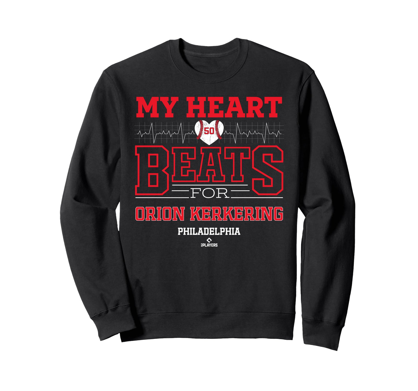 My Heart Beats Orion Kerkering Sweatshirt - Novelty Apparel Unisex - T-Shirt, Sweatshirt, Hoodie
