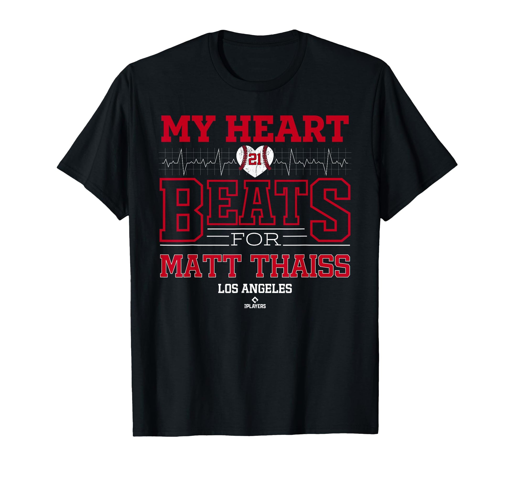 My Heart Beats Matt Thaiss Los Angeles T-Shirt - Trendy Graphic Unisex - T-Shirt, Sweatshirt, Hoodie