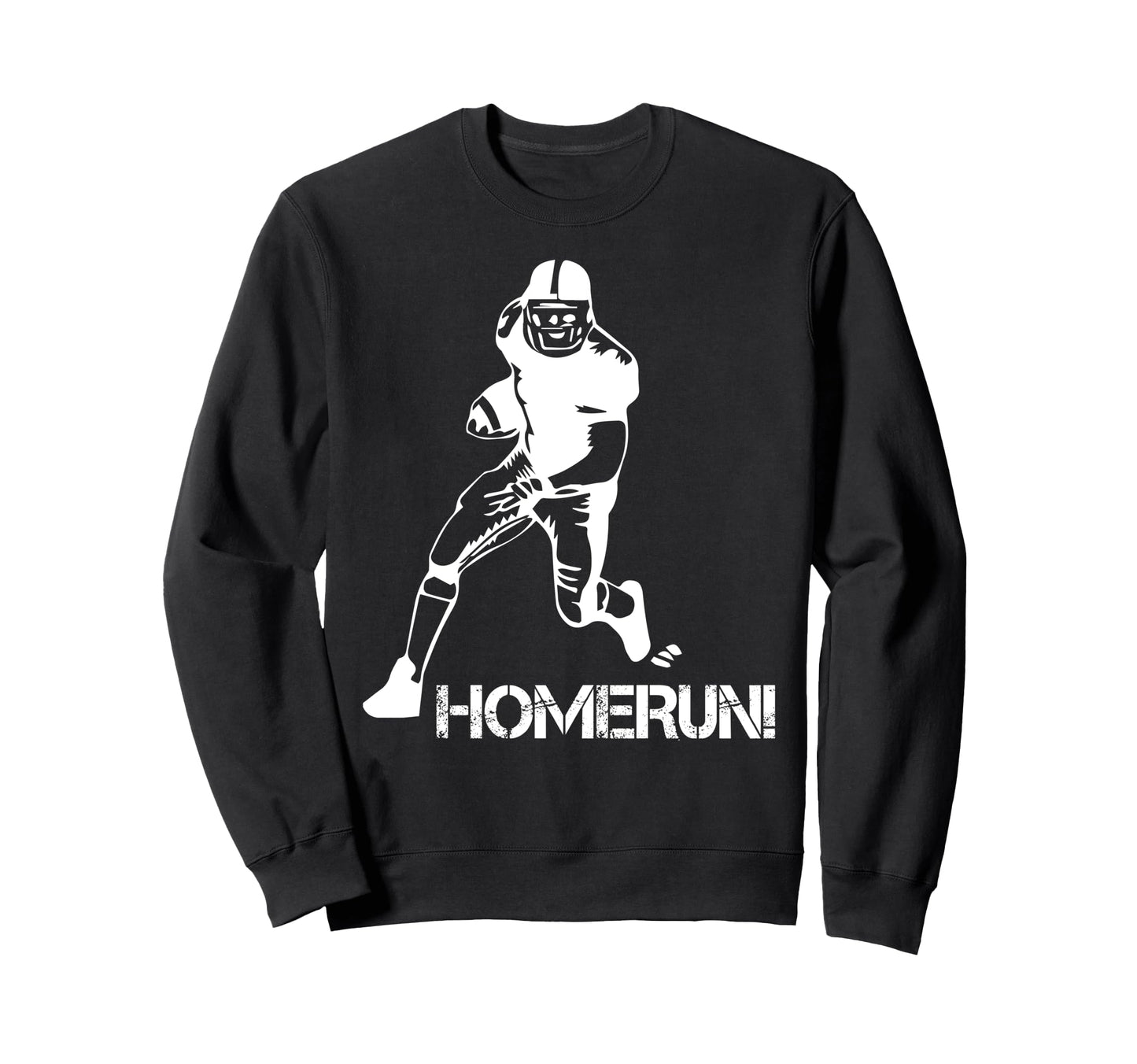 Homerun Football Funny Football Sweatshirt - Minimalist Print for Adults - T-Shirt, Sweatshirt, Hoodie