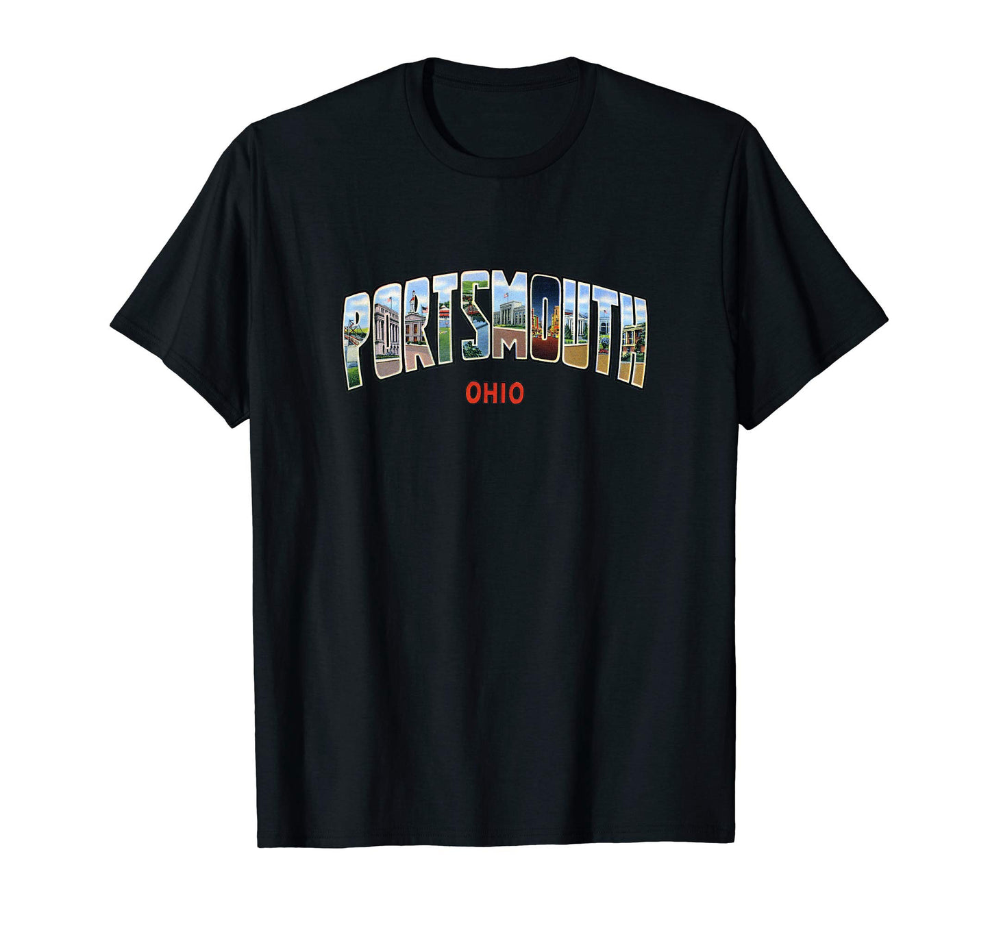Portsmouth Ohio Oh Usa Souvenir T-Shirt - Streetwear Style for Adults - T-Shirt, Sweatshirt, Hoodie