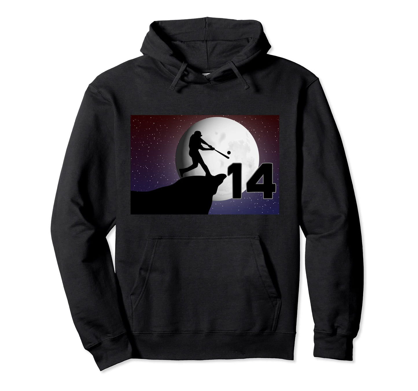 14 Years Old Baseball 14Th Hoodie - Casual Everyday Wear for Adults - T-Shirt, Sweatshirt, Hoodie