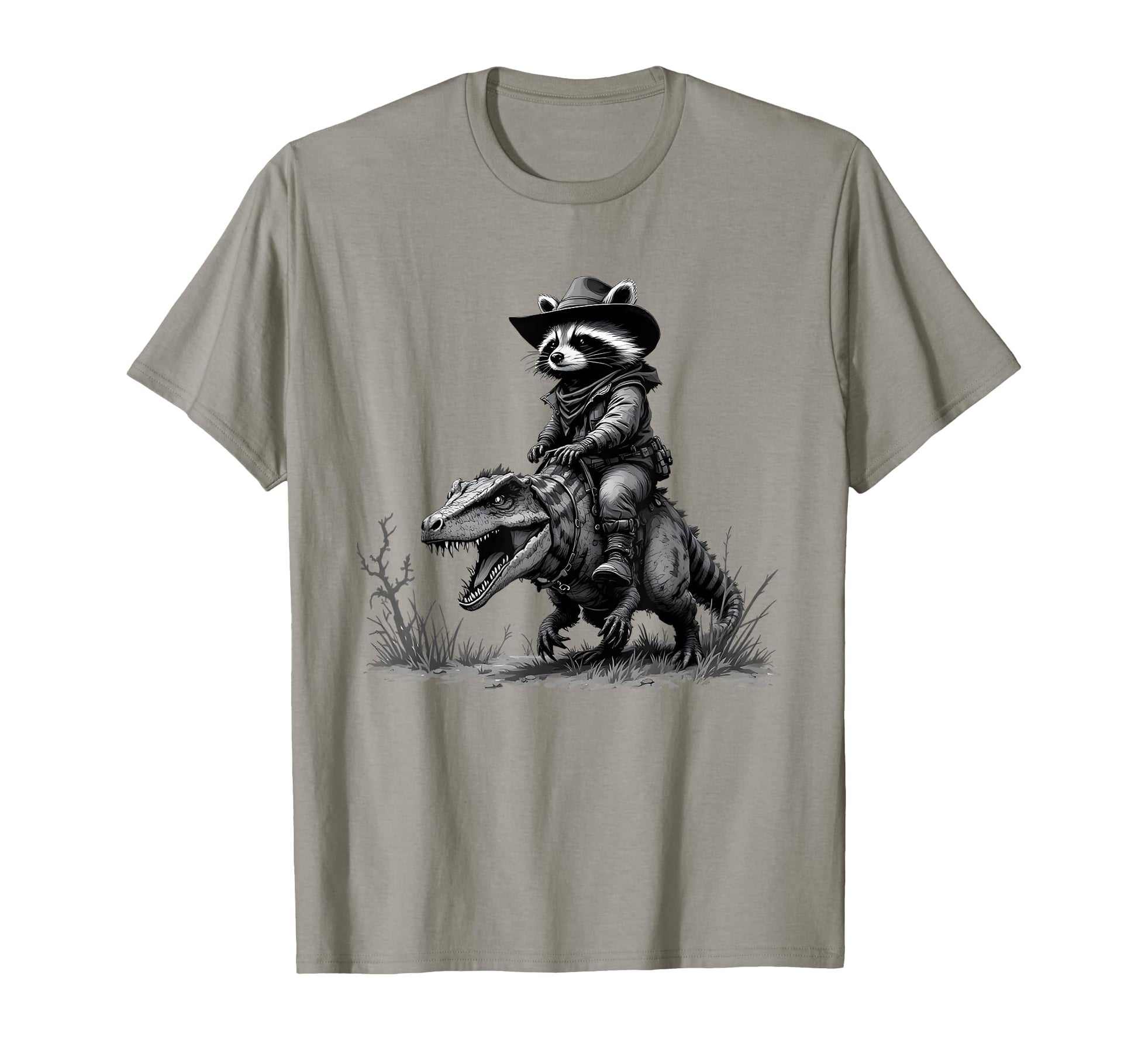Raccoon Cowboy Cowgirl Panda Trash T-Shirt - Aesthetic Graphic Men Women - T-Shirt, Sweatshirt, Hoodie