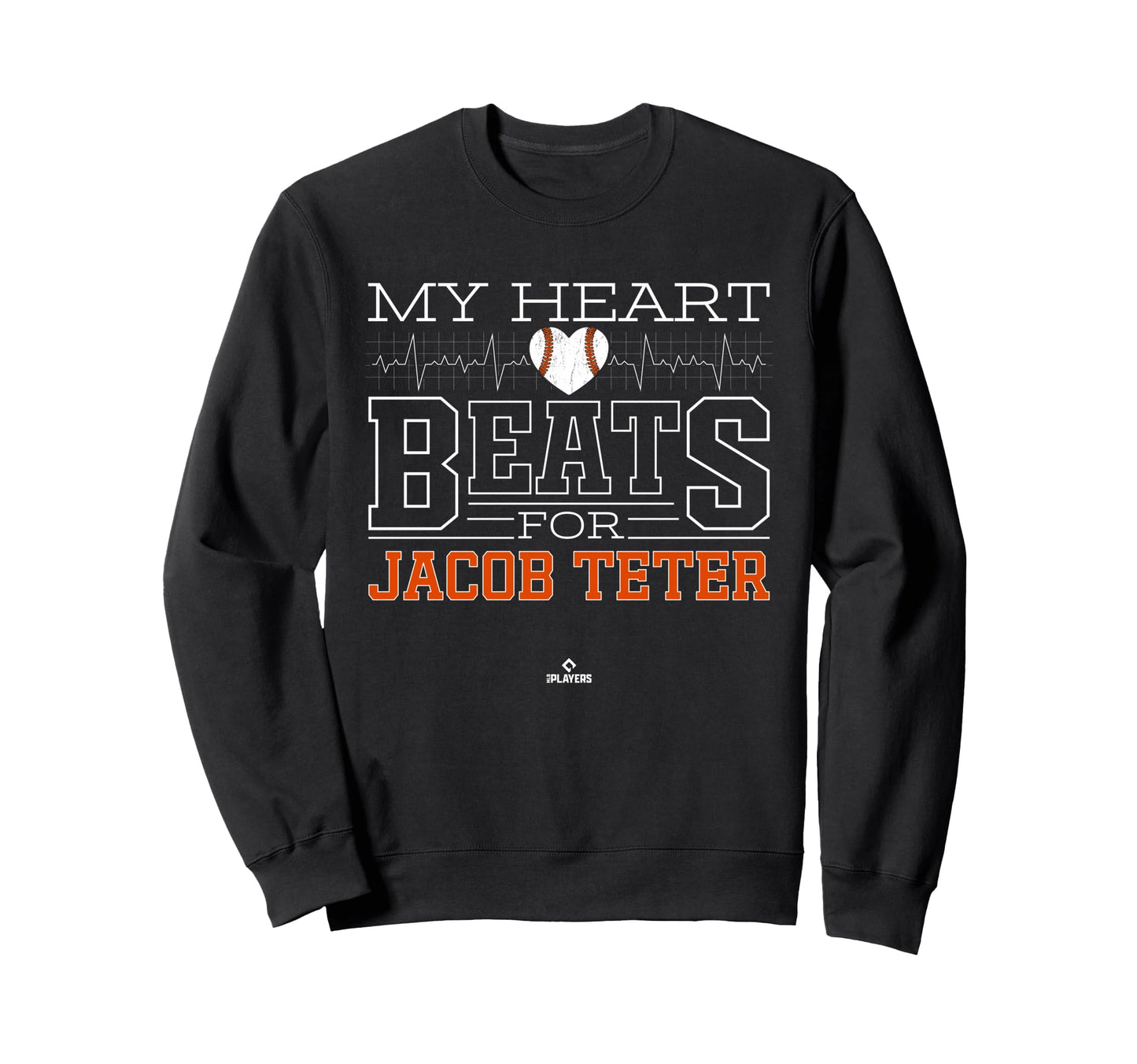 My Heart Beats Jacob Teter Prospect Sweatshirt - Fun Novelty Design Unisex - T-Shirt, Sweatshirt, Hoodie