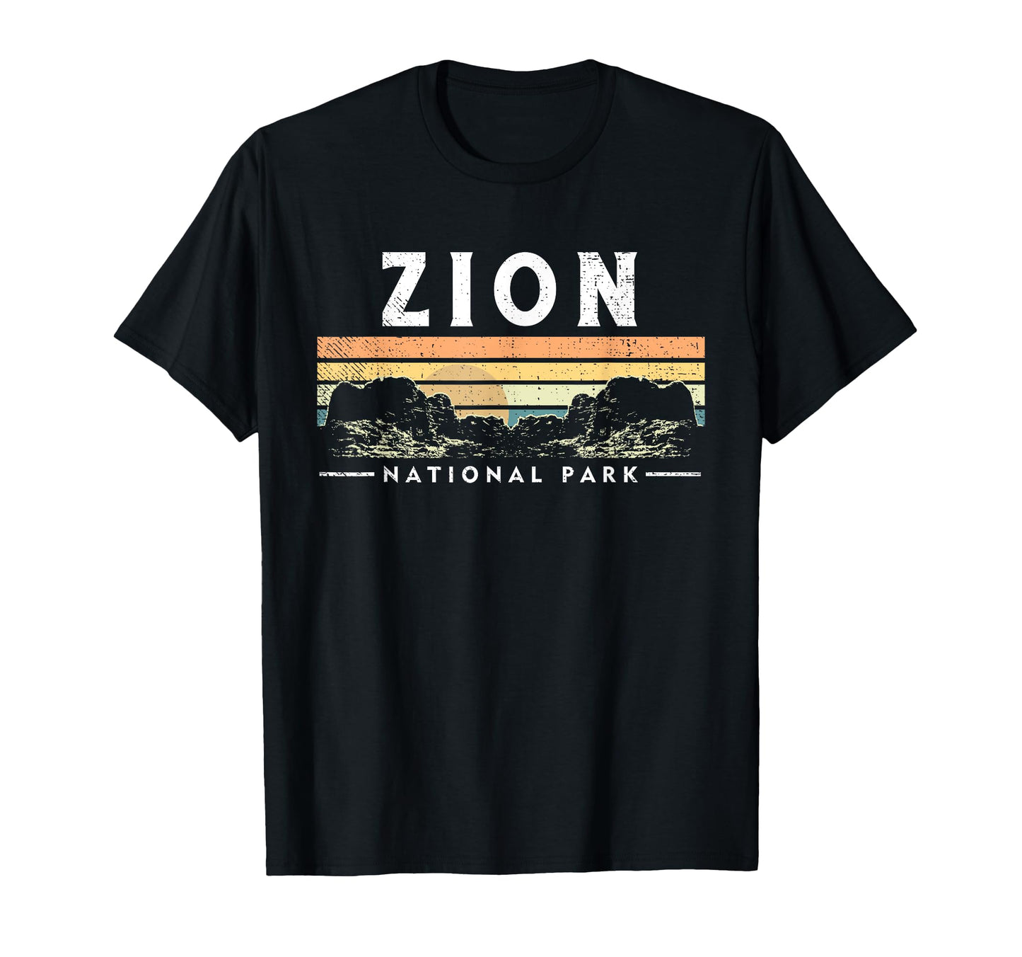 Zion National Park Outdoor Hiking T-Shirt - Minimalist Print Men Women - T-Shirt, Sweatshirt, Hoodie