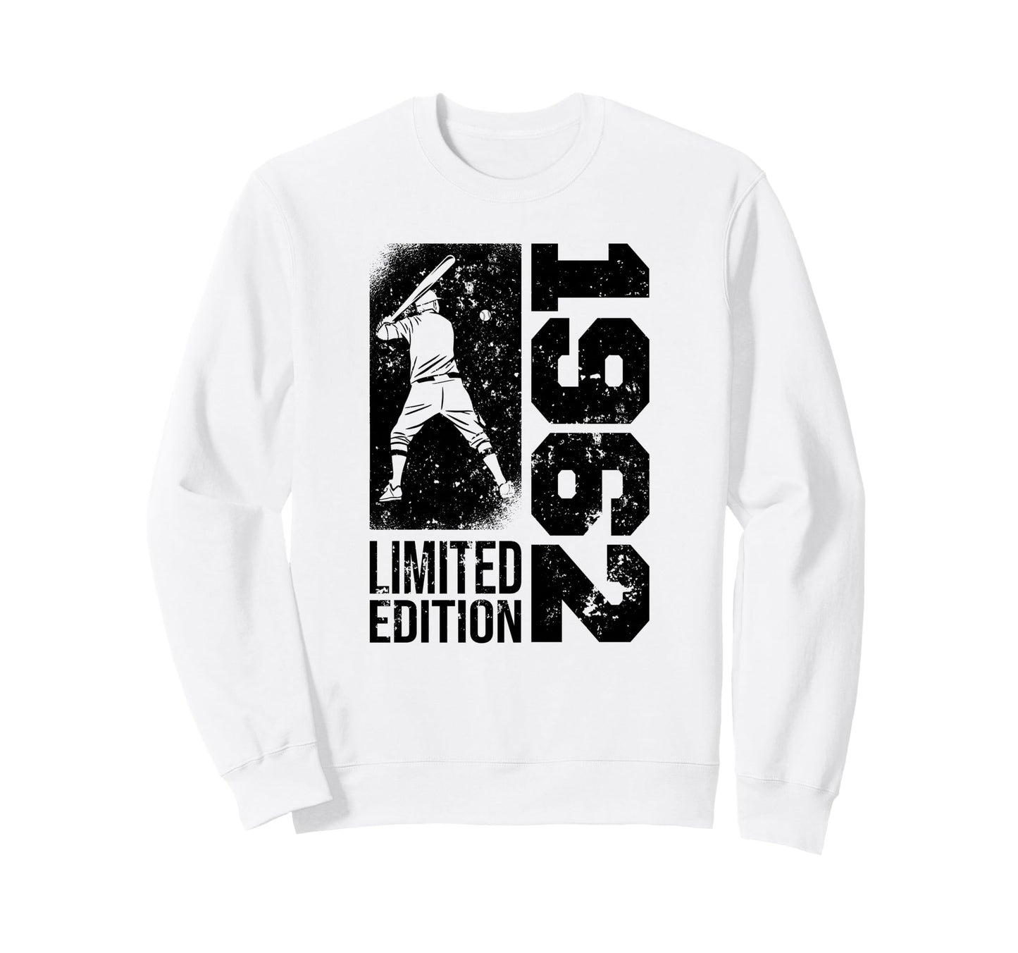 Baseball Player Born 1962 Sweatshirt - Casual Everyday Wear Unisex - T-Shirt, Sweatshirt, Hoodie