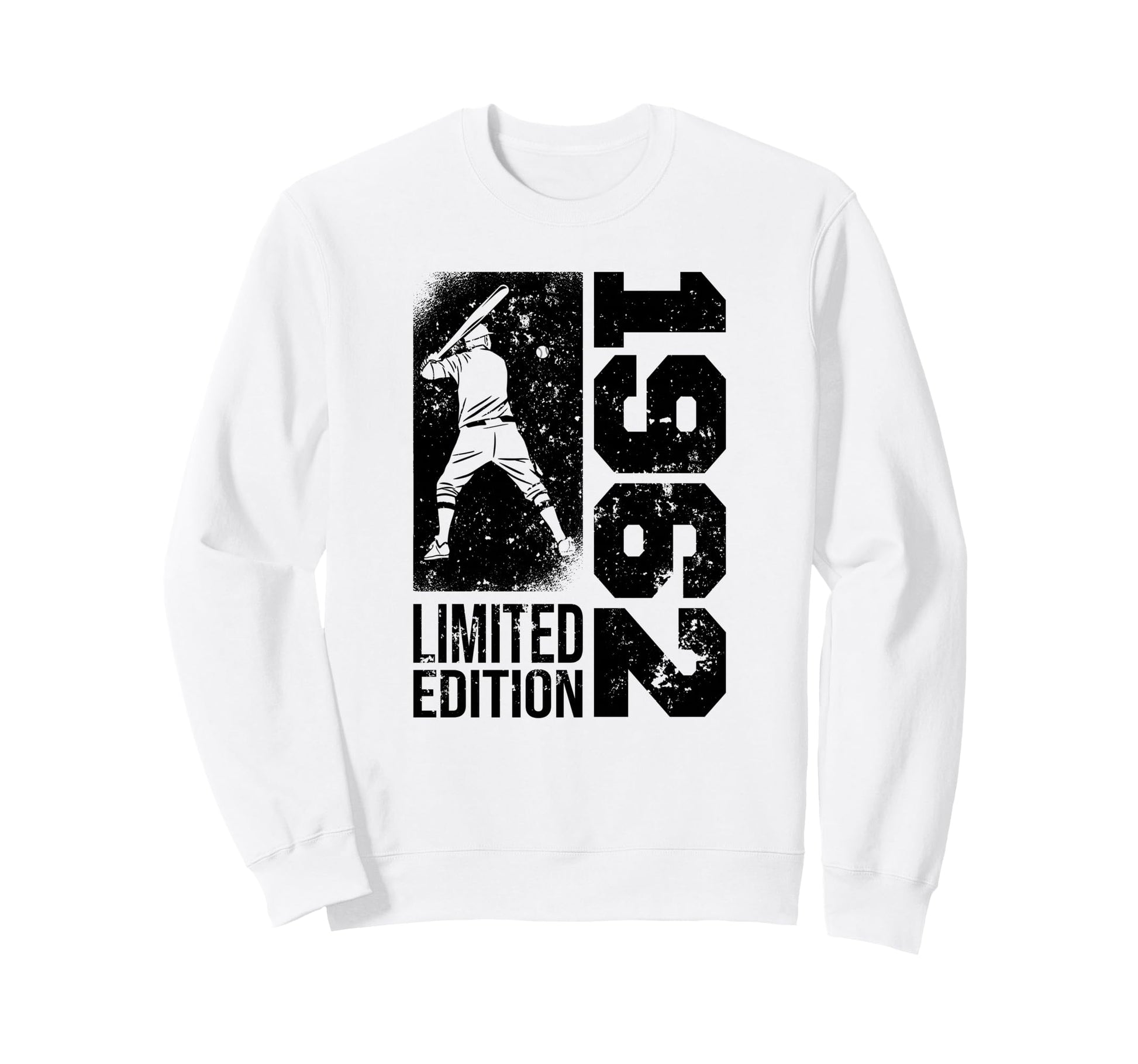 Baseball Player Born 1962 Sweatshirt - Casual Everyday Wear Unisex - T-Shirt, Sweatshirt, Hoodie