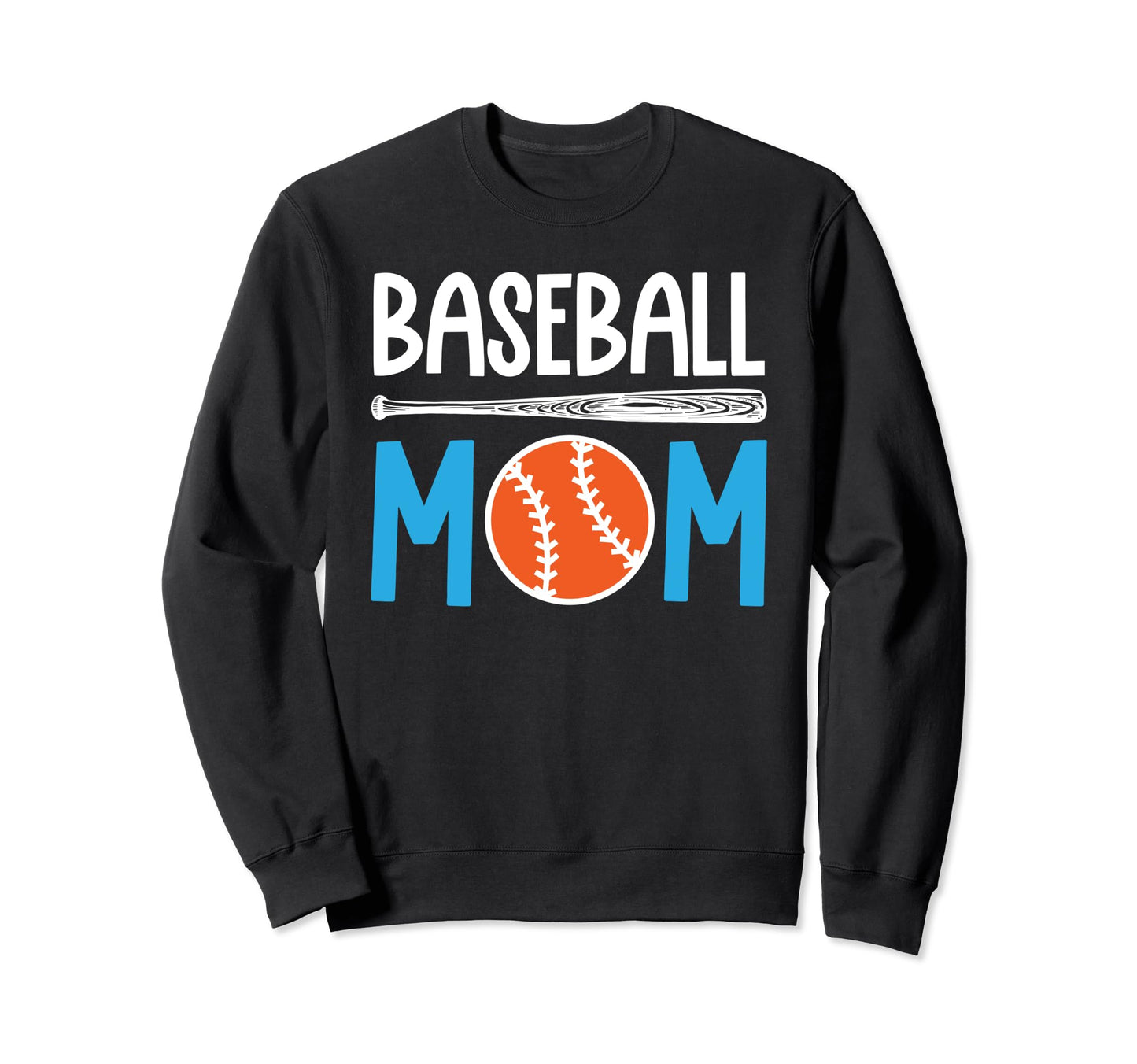 Baseball Mom Leopard Baseball Mama Sweatshirt - Trendy Graphic for Adults - T-Shirt, Sweatshirt, Hoodie