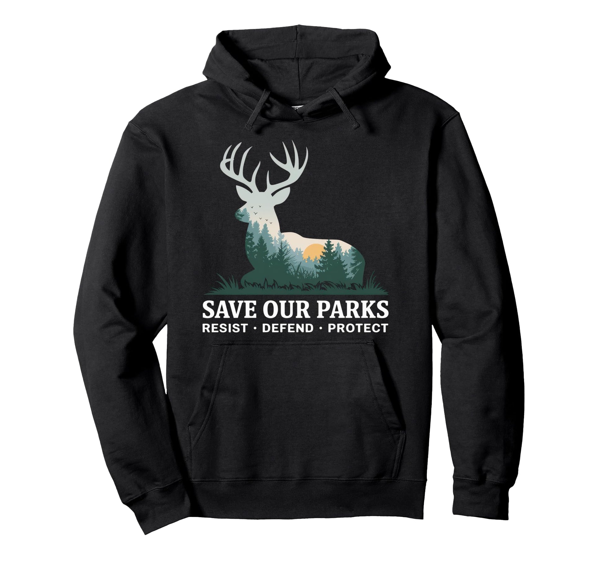 Save Our Parks Protect National Park Hoodie - Casual Everyday Wear Unisex - T-Shirt, Sweatshirt, Hoodie