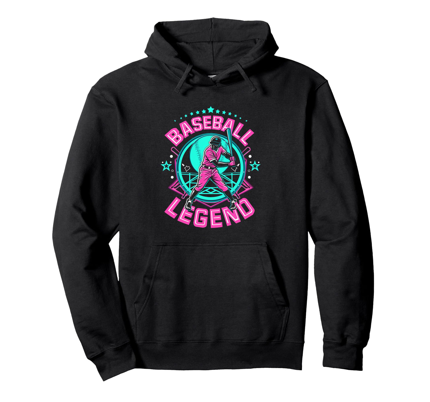 Baseball Legend Baseball Hoodie - Novelty Apparel for Adults - T-Shirt, Sweatshirt, Hoodie