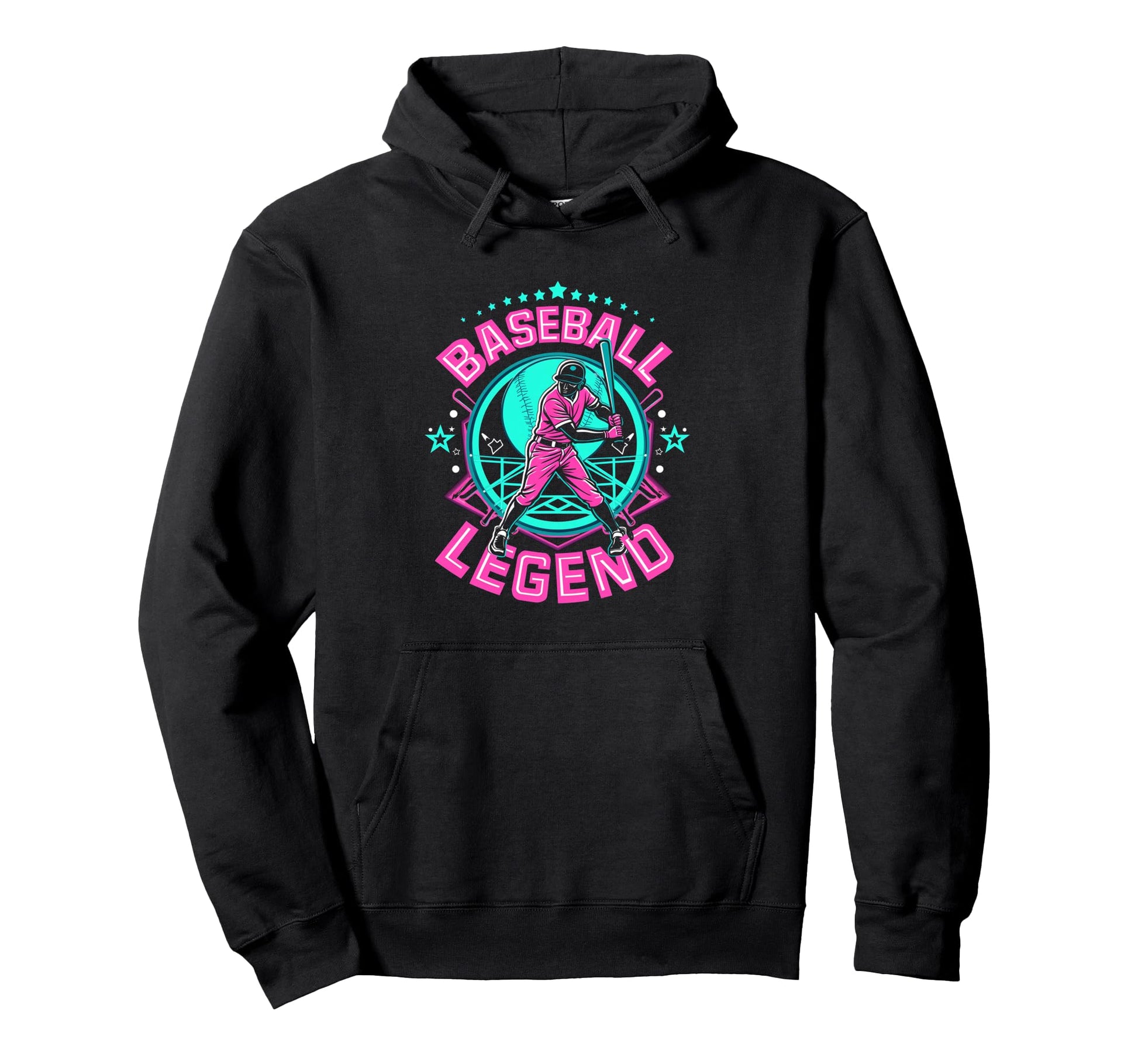 Baseball Legend Baseball Hoodie - Novelty Apparel for Adults - T-Shirt, Sweatshirt, Hoodie
