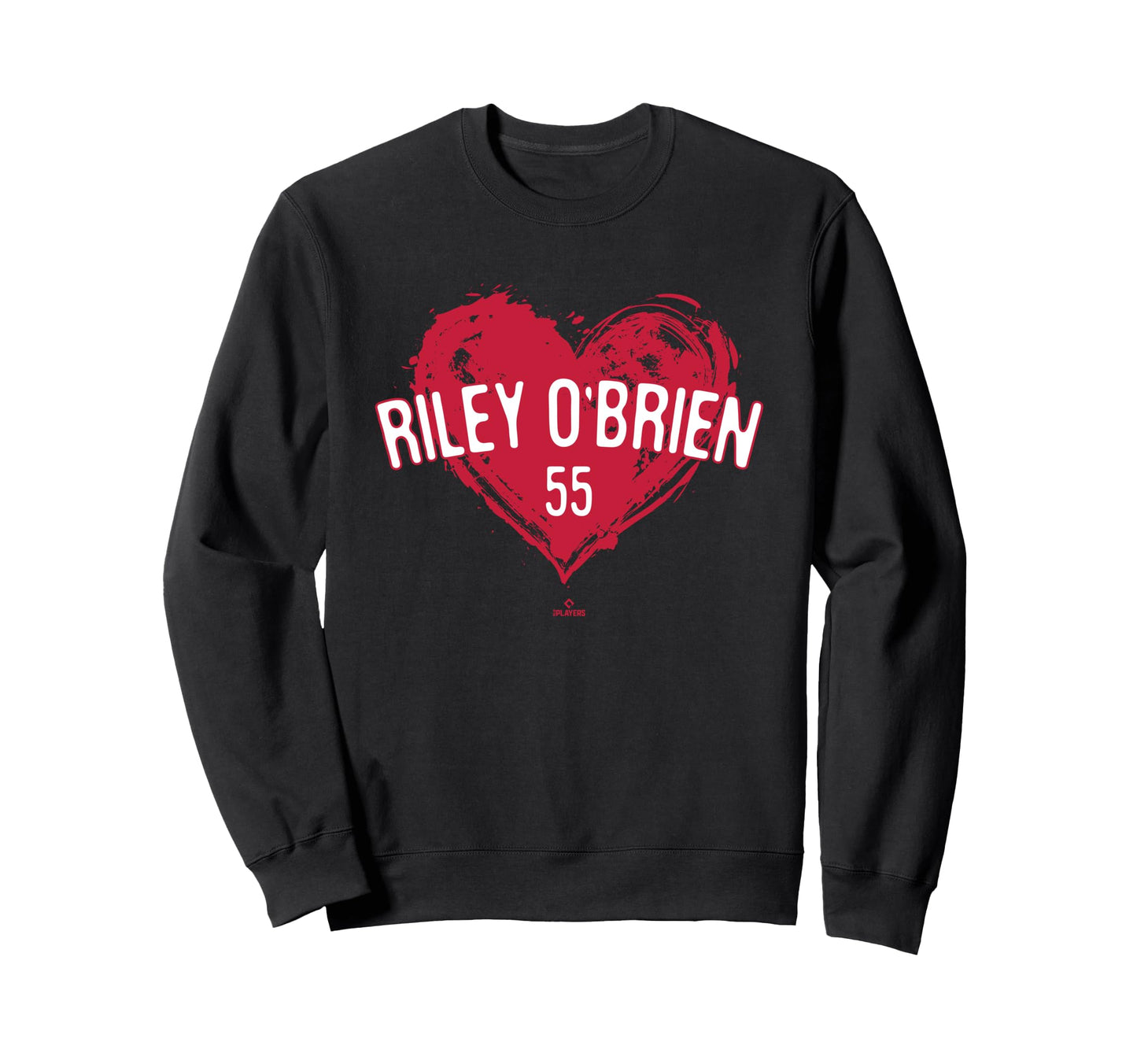 Distressed Heart Riley Obrien St Louis Sweatshirt - Novelty Apparel Unisex - T-Shirt, Sweatshirt, Hoodie