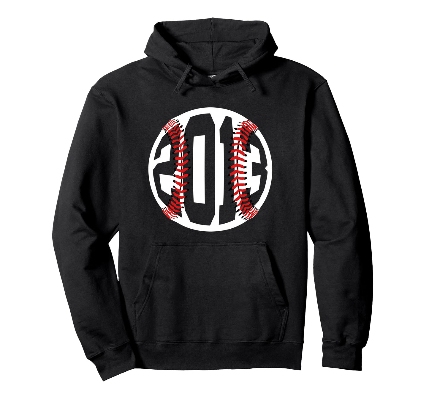 2013 Baseball 13Th Birthday Hoodie - Graphic Print for Adults - T-Shirt, Sweatshirt, Hoodie