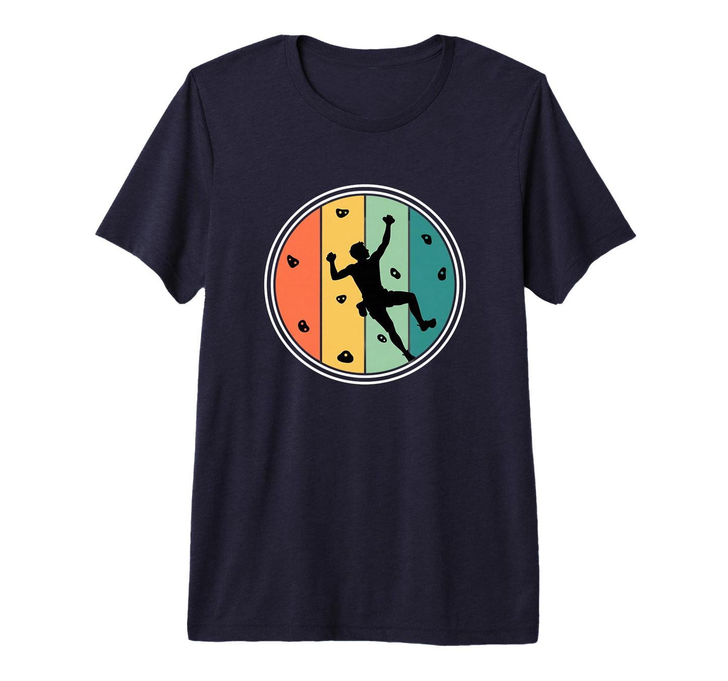 Rock Climber Silhouette Indoor T-Shirt - Custom Art Print for Adults - T-Shirt, Sweatshirt, Hoodie