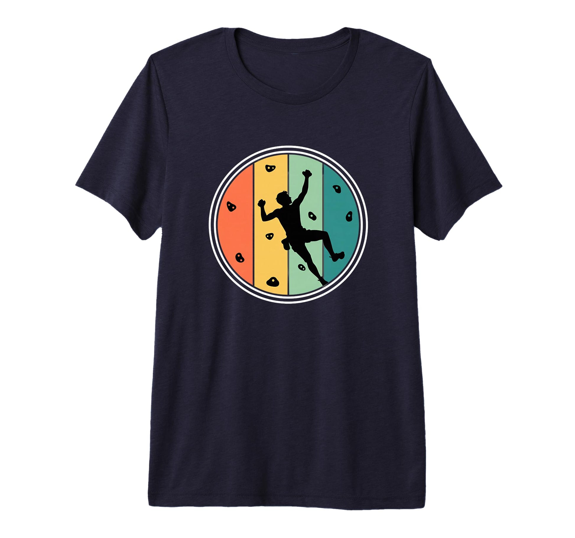 Rock Climber Silhouette Indoor T-Shirt - Custom Art Print for Adults - T-Shirt, Sweatshirt, Hoodie