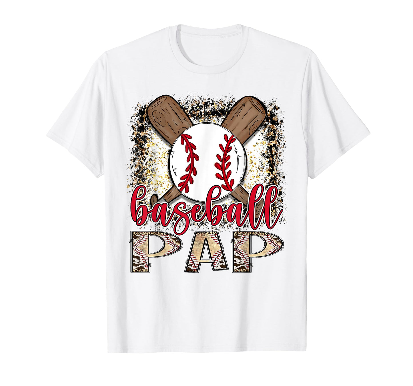 Baseball Pap Leopard Proud Ball Pap T-Shirt - Trendy Graphic Men Women - T-Shirt, Sweatshirt, Hoodie
