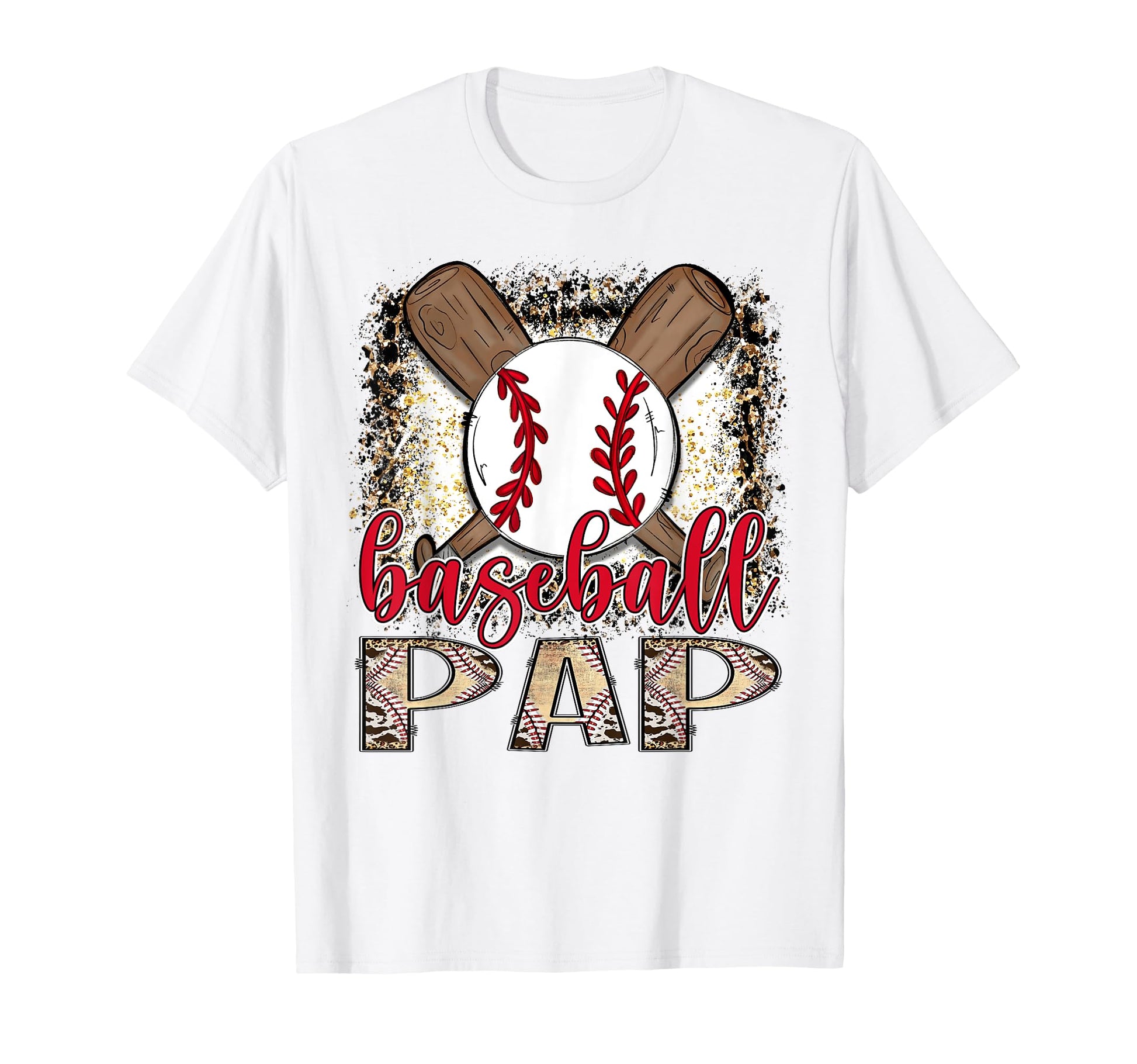 Baseball Pap Leopard Proud Ball Pap T-Shirt - Trendy Graphic Men Women - T-Shirt, Sweatshirt, Hoodie