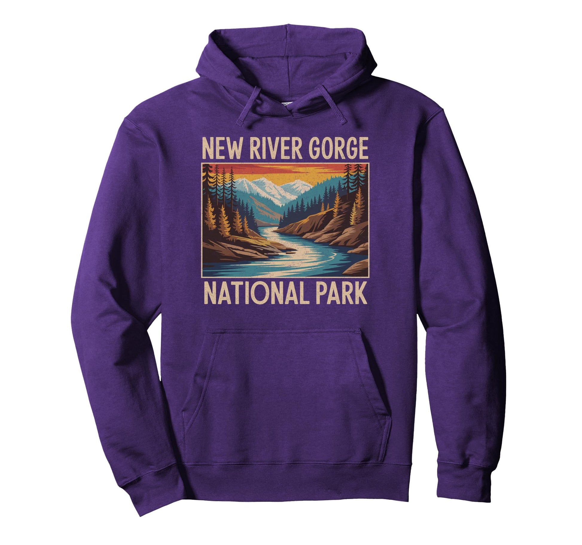 New River Gorge National Park Bridge Hoodie - Trendy Graphic Unisex - T-Shirt, Sweatshirt, Hoodie