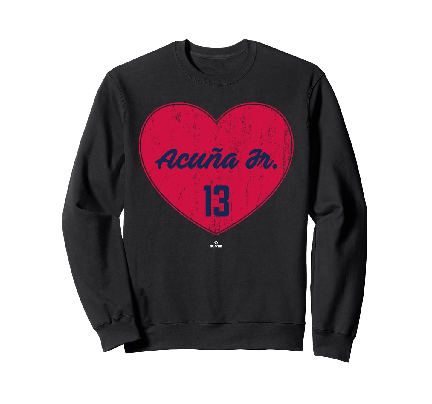 Distressed Heart Ronald Acu Jr Sweatshirt - Fun Novelty Design Men Women - T-Shirt, Sweatshirt, Hoodie