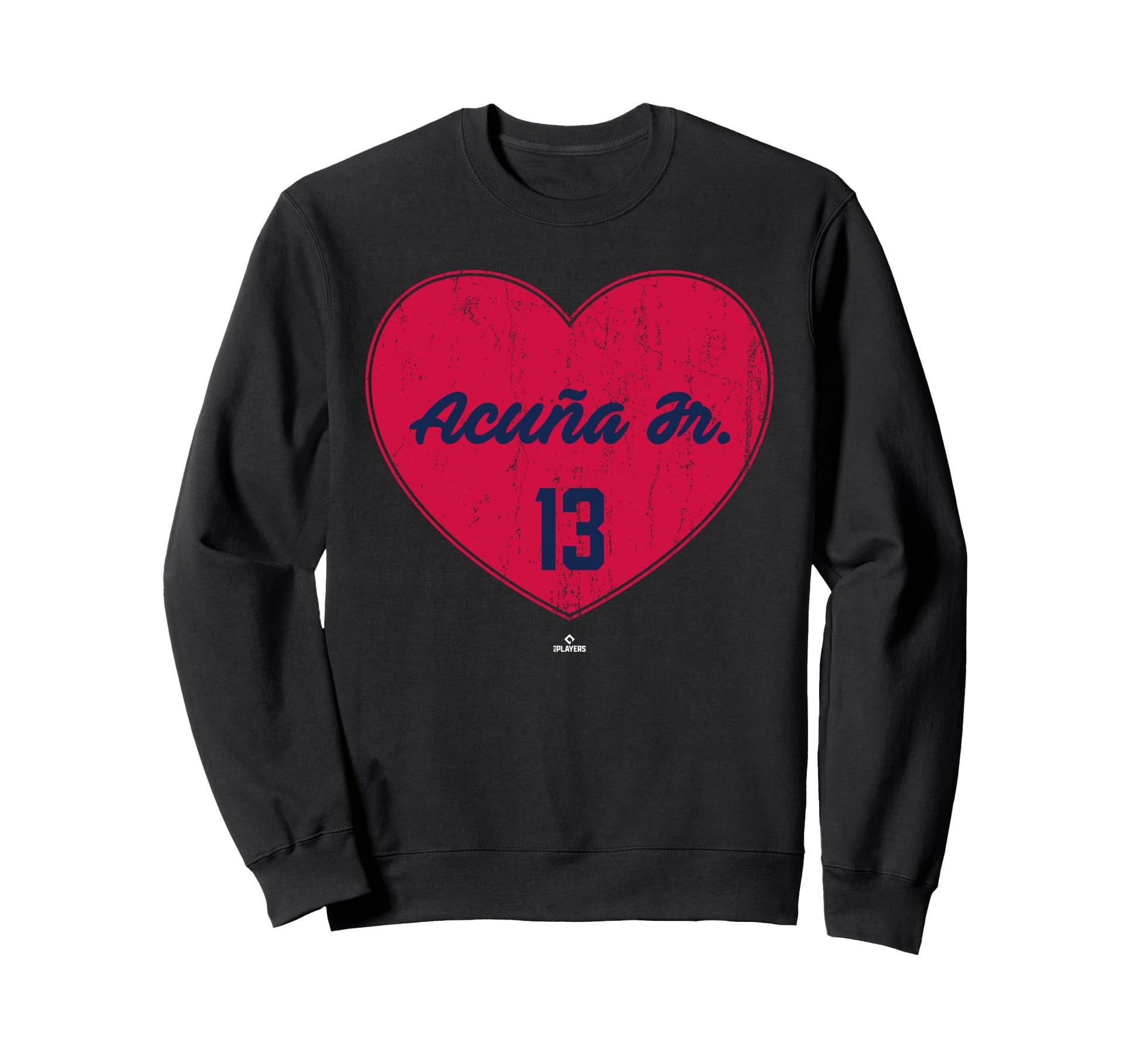 Distressed Heart Ronald Acu Jr Sweatshirt - Fun Novelty Design Men Women - T-Shirt, Sweatshirt, Hoodie