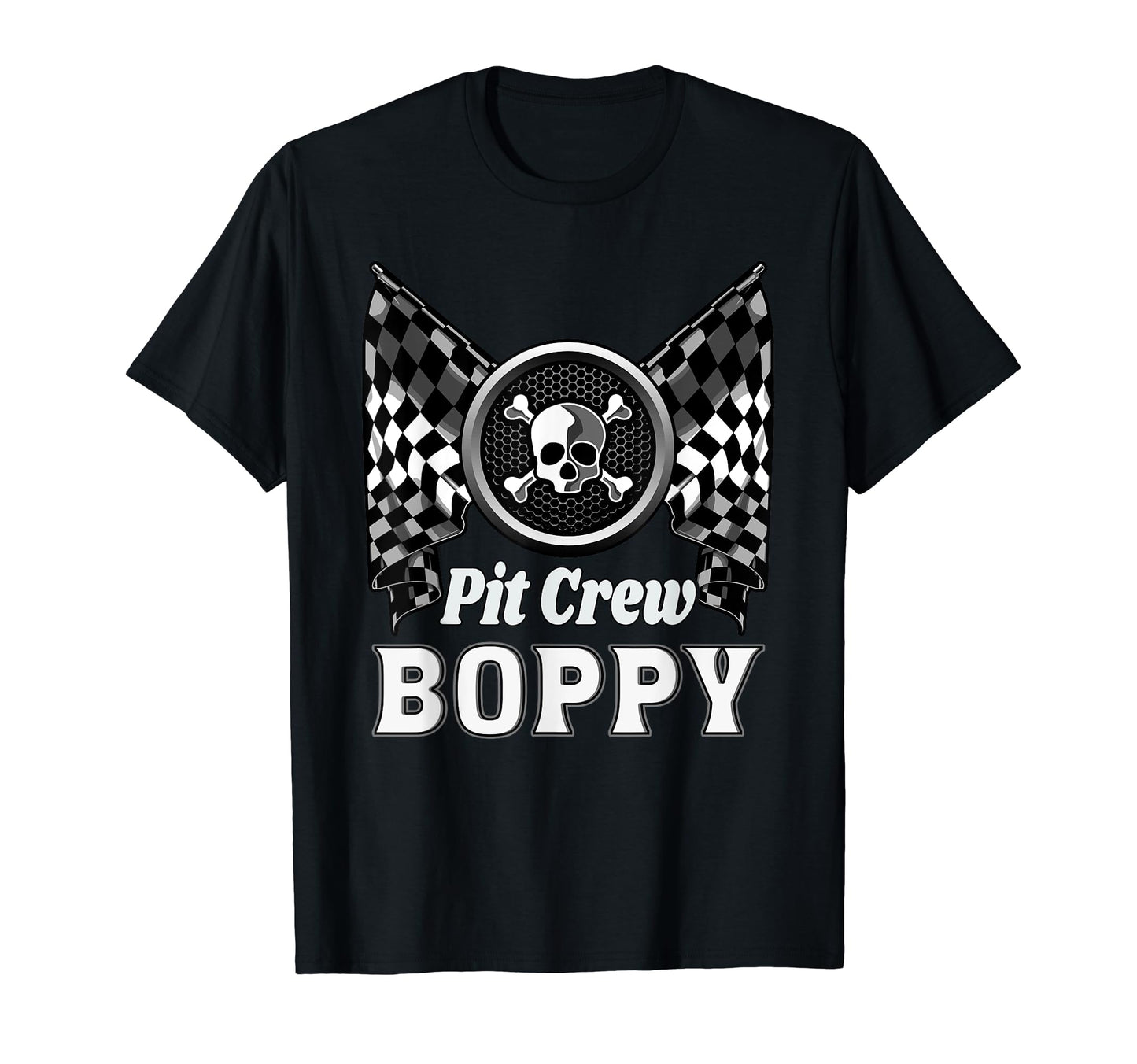 Pit Crew Boppy Racing Car Family T-Shirt - Minimalist Print Unisex - T-Shirt, Sweatshirt, Hoodie