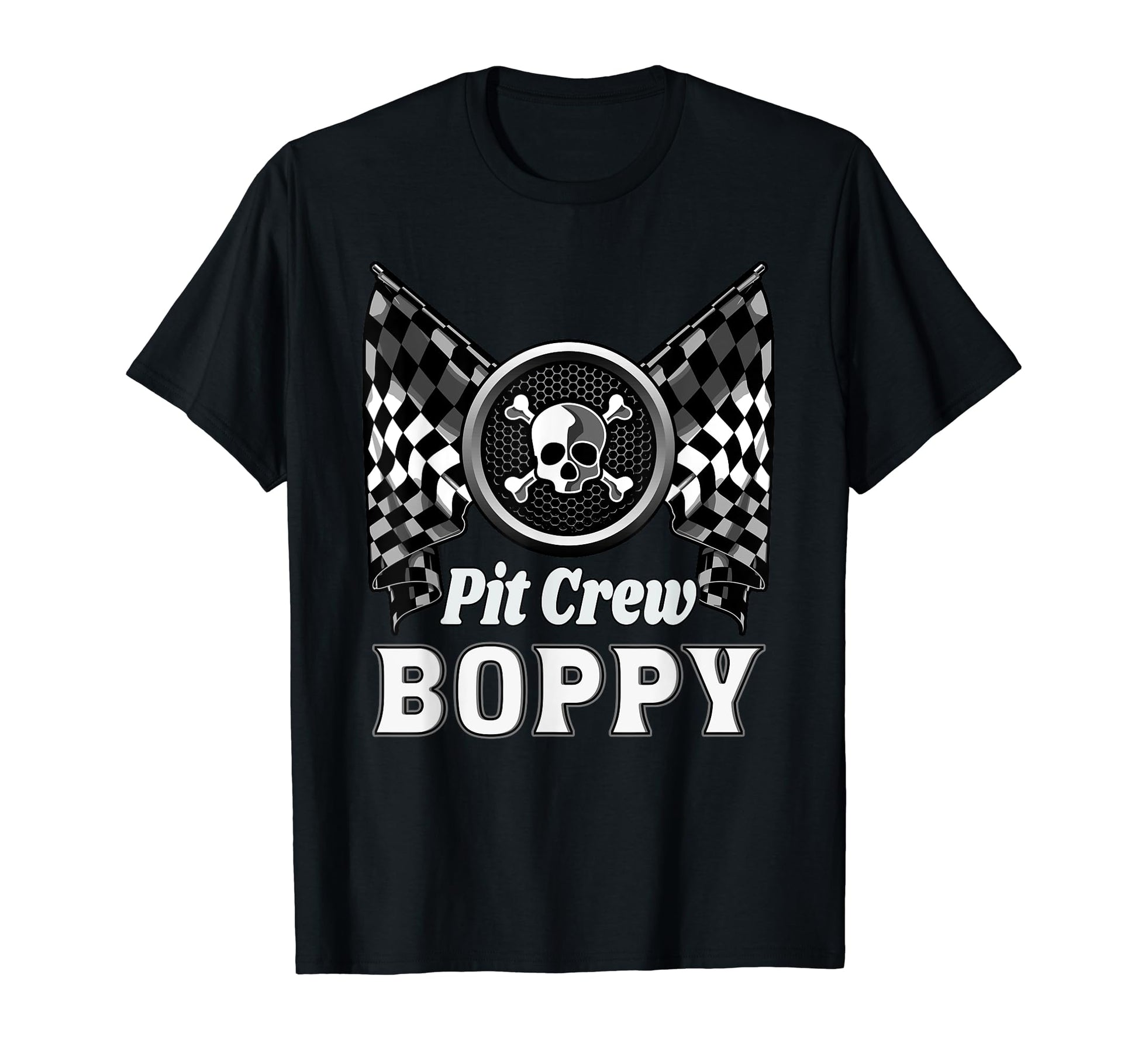 Pit Crew Boppy Racing Car Family T-Shirt - Minimalist Print Unisex - T-Shirt, Sweatshirt, Hoodie