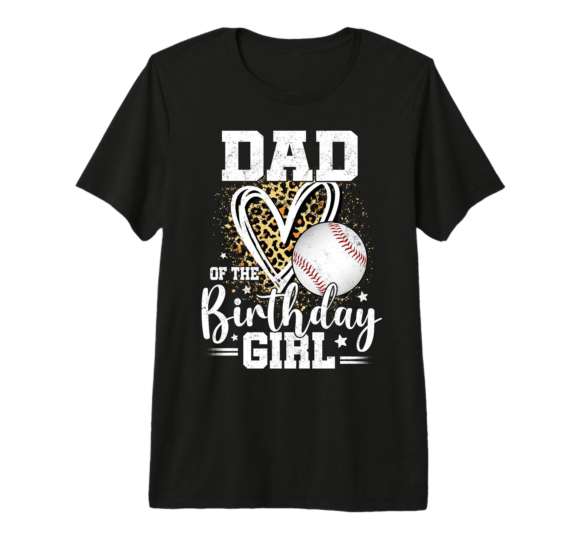 Dad Birthday Baseball Dad Leopard T-Shirt - Streetwear Style for Adults - T-Shirt, Sweatshirt, Hoodie