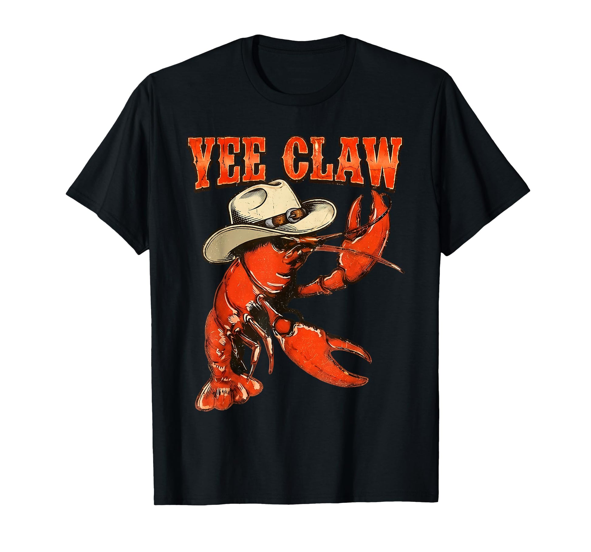 Funny Yee Claw Howdy Crawfish Mens T-Shirt - Streetwear Style Men Women - T-Shirt, Sweatshirt, Hoodie