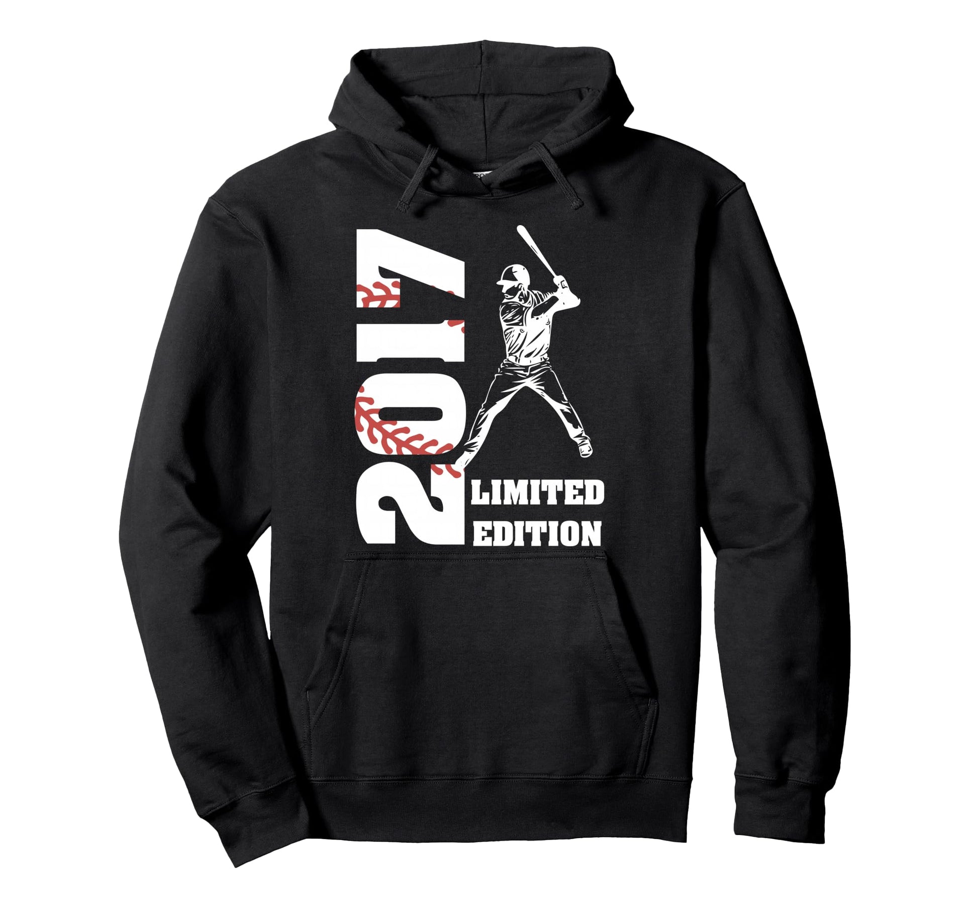 2017 8Th Bday Party Baseball 9 Years Hoodie - Aesthetic Graphic for Adults - T-Shirt, Sweatshirt, Hoodie