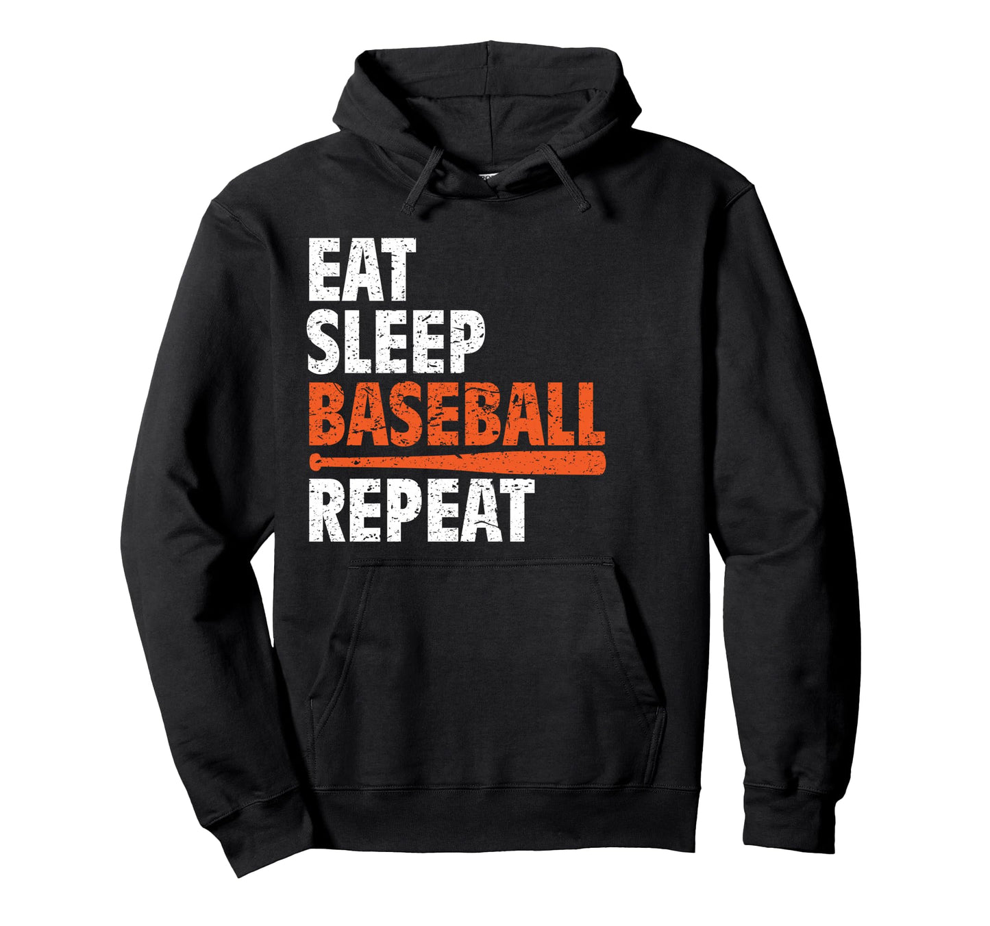 Funny Eat Sleep Baseball Repeat Sweatshirt - Trendy Graphic Unisex - T-Shirt, Sweatshirt, Hoodie