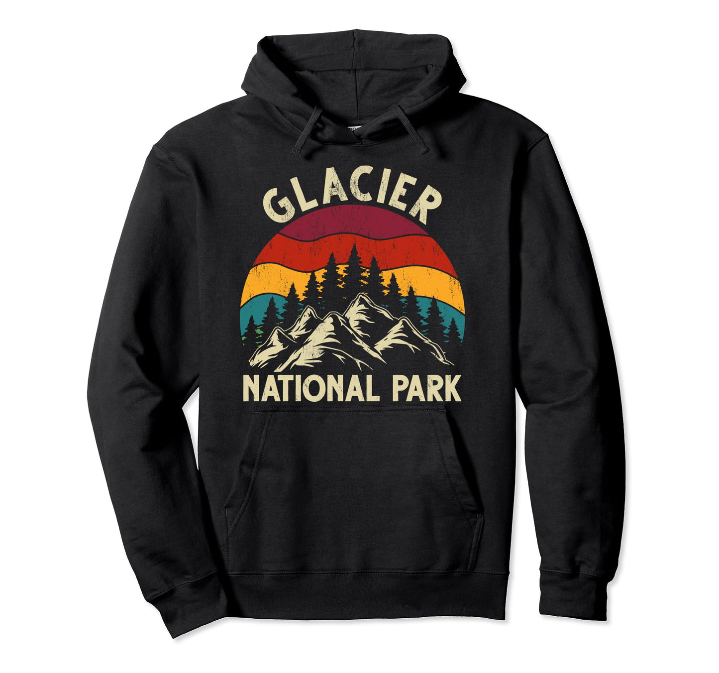 Glacier National Park Hoodie - Casual Everyday Wear Men Women - T-Shirt, Sweatshirt, Hoodie