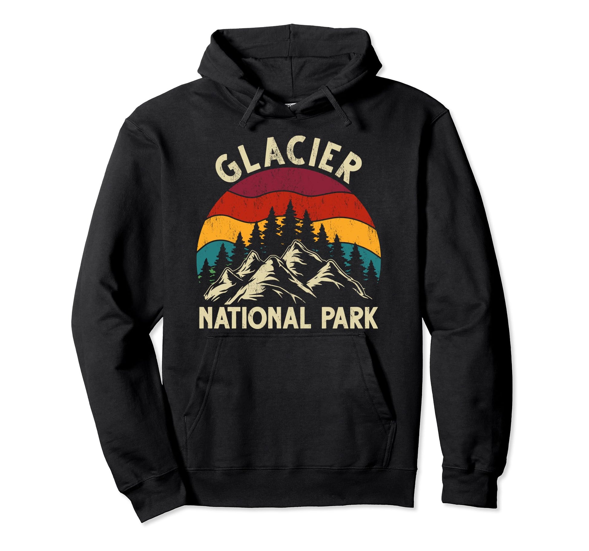 Glacier National Park Hoodie - Casual Everyday Wear Men Women - T-Shirt, Sweatshirt, Hoodie