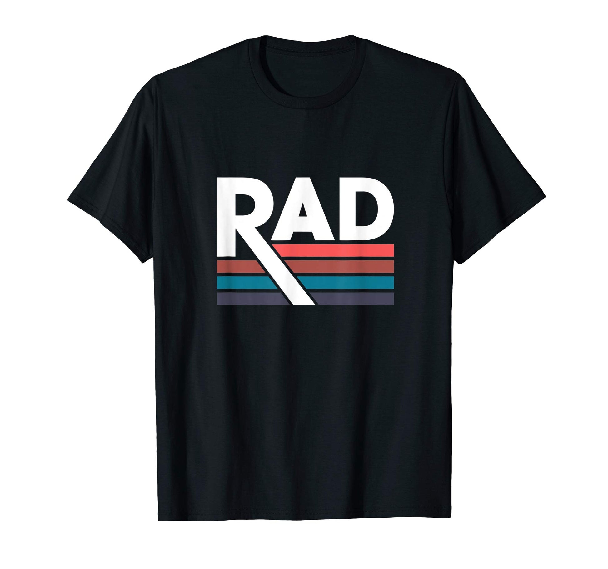 Rad Skater Dude Rad 70S Skate T-Shirt - Minimalist Print for Adults - T-Shirt, Sweatshirt, Hoodie