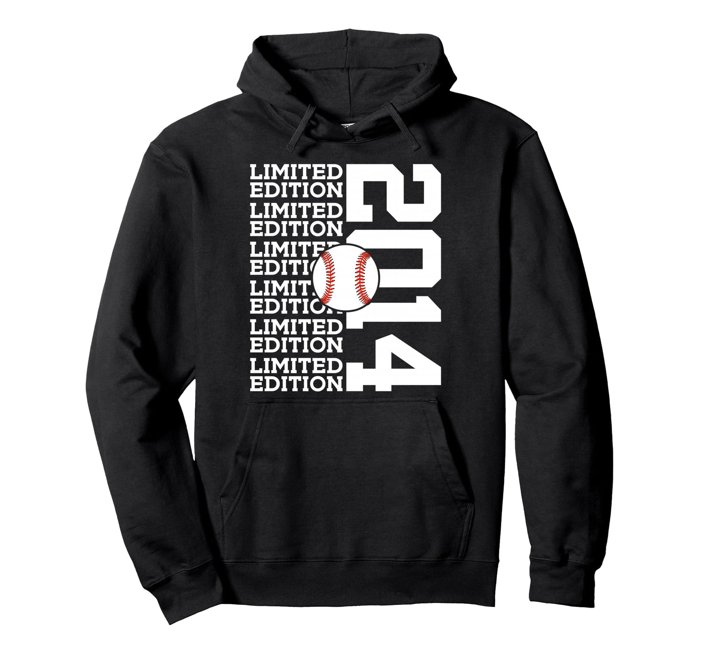 2014 Baseball 12Th Birthday Hoodie - Fun Novelty Design for Adults - T-Shirt, Sweatshirt, Hoodie