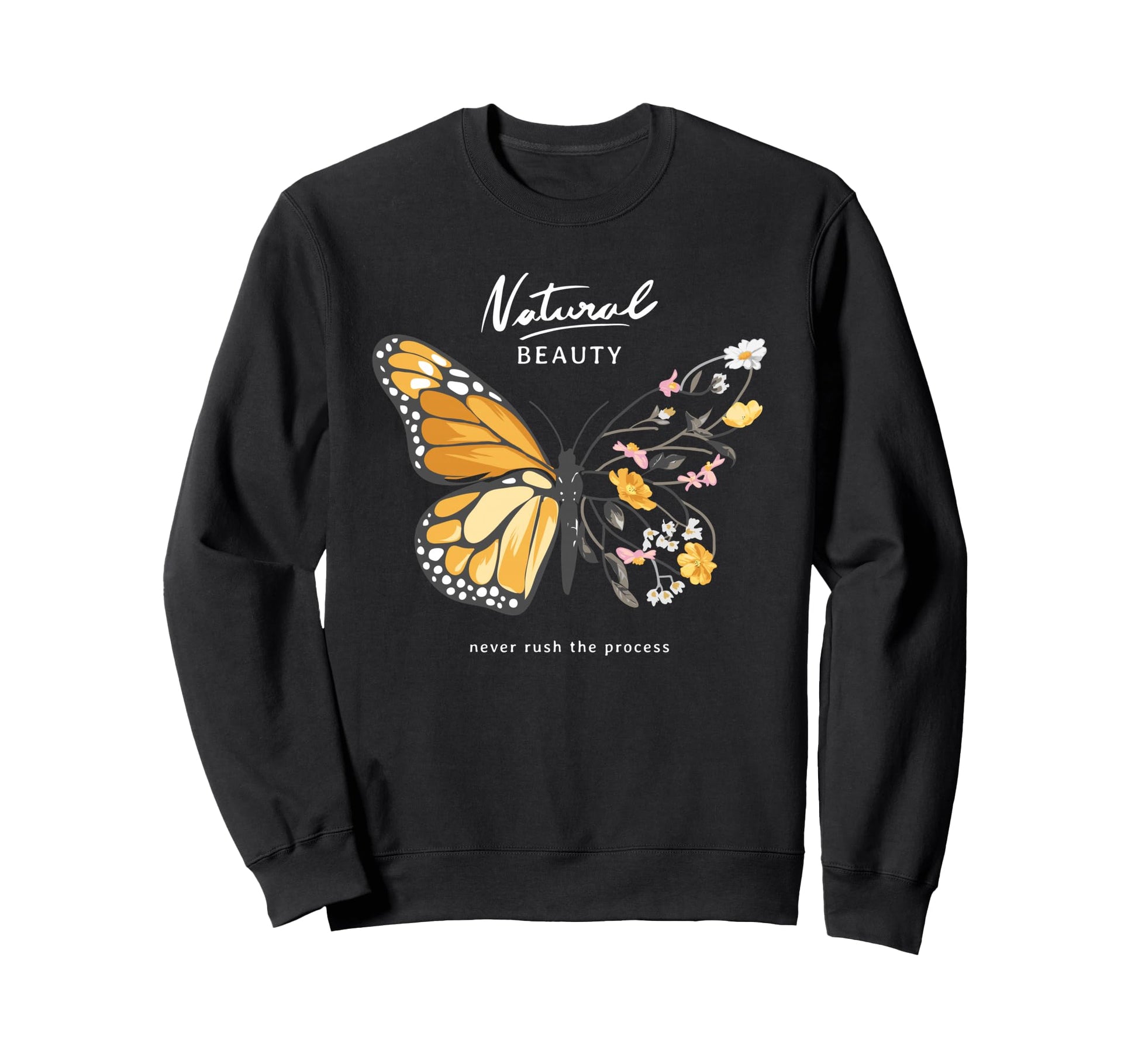 Butterfly Beauty Y2K Grunge Aesthetic Sweatshirt - Trendy Graphic Men Women - T-Shirt, Sweatshirt, Hoodie
