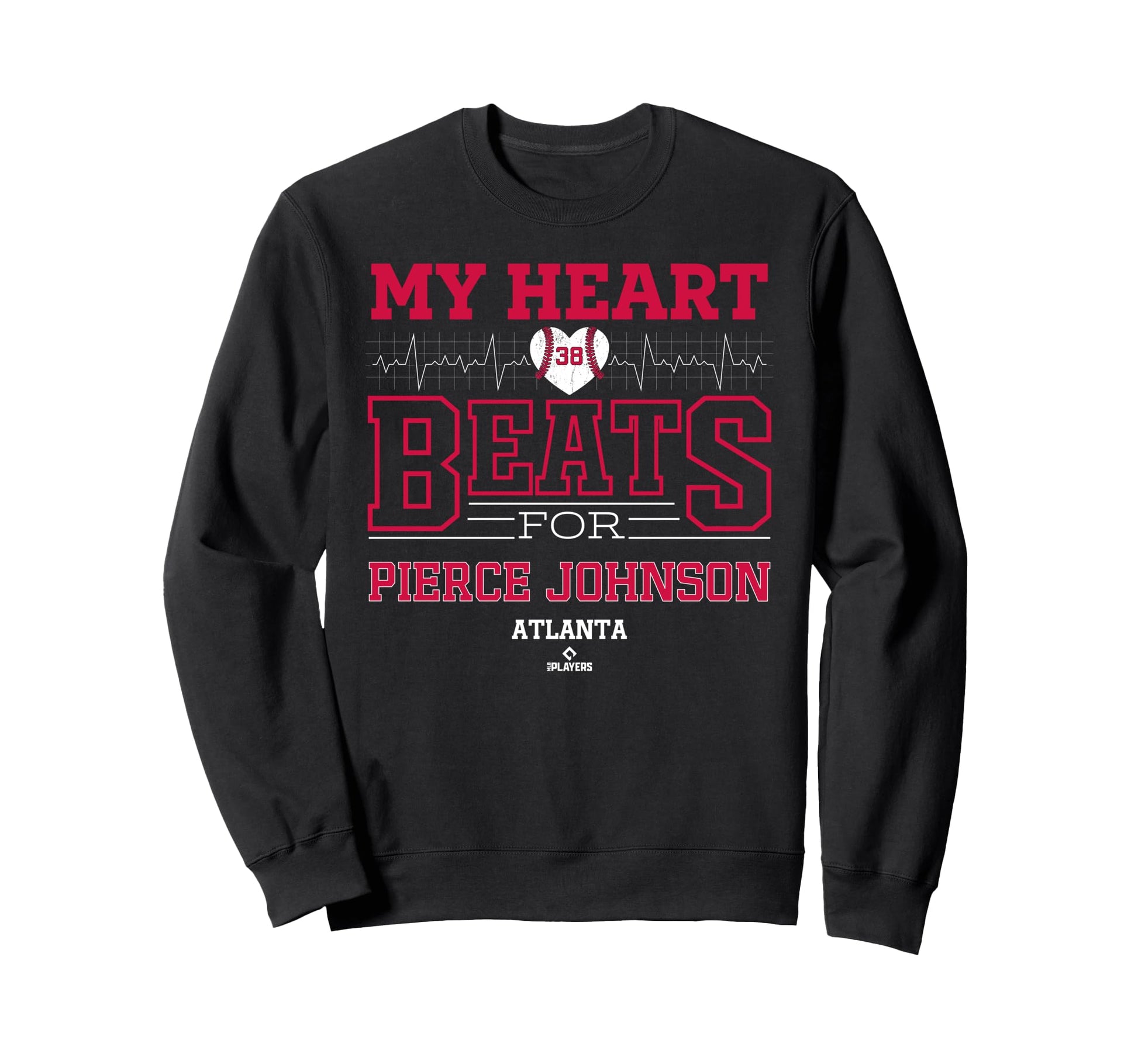 My Heart Beats Pierce Johnson Sweatshirt - Graphic Print for Adults - T-Shirt, Sweatshirt, Hoodie