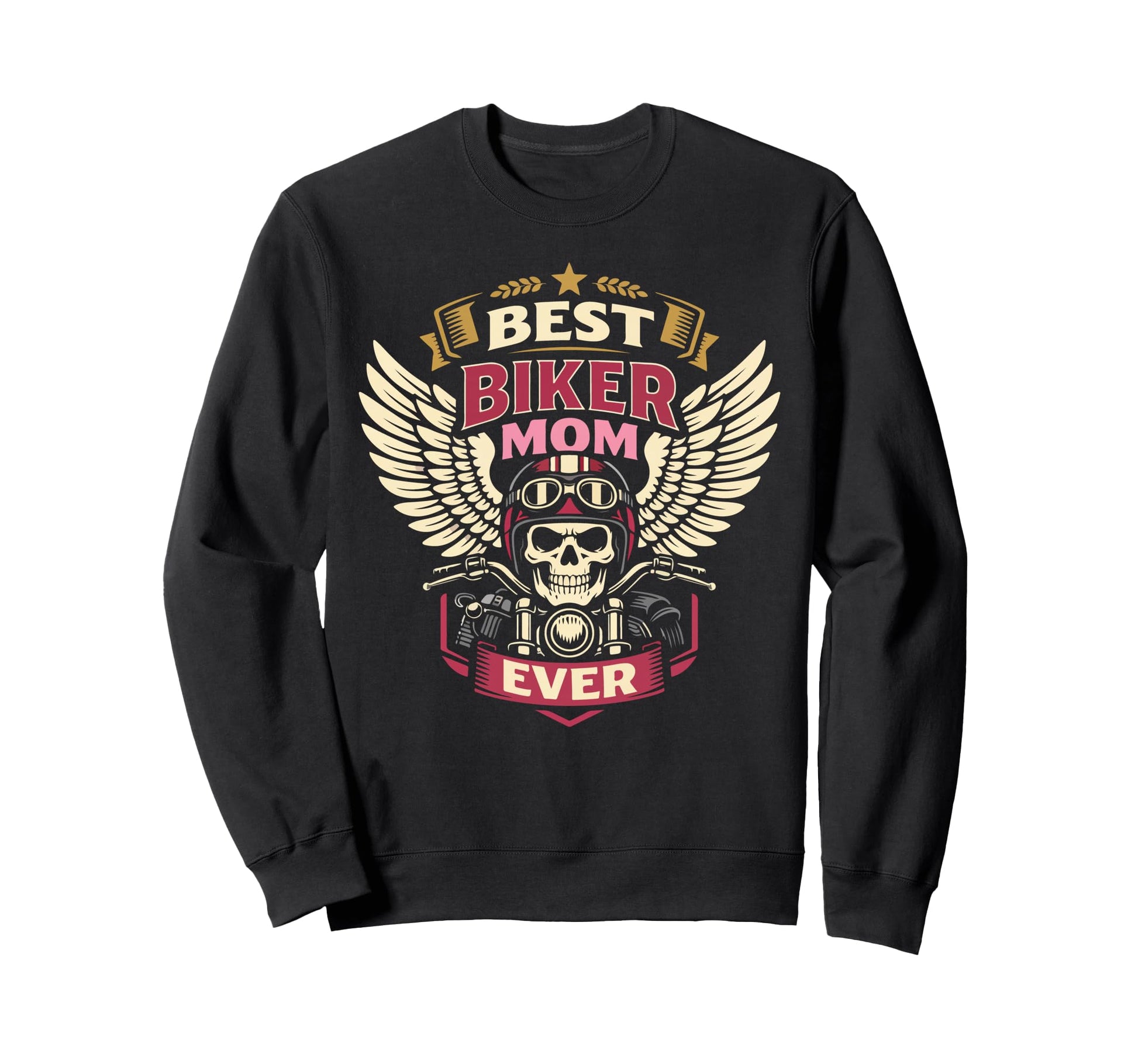 Motorcycle Biker Mom Best Biker Mom Sweatshirt - Novelty Apparel Men Women - T-Shirt, Sweatshirt, Hoodie