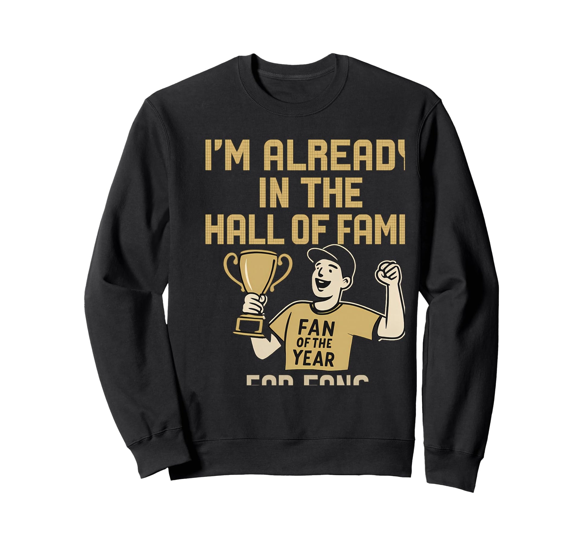 Baseball Fan Novelty Scoreboard Hall Sweatshirt - Trendy Graphic Men Women - T-Shirt, Sweatshirt, Hoodie