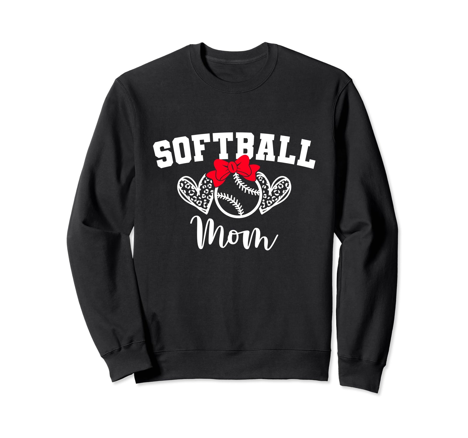 Softball Mom Baseball Love Softball Sweatshirt - Novelty Apparel Unisex - T-Shirt, Sweatshirt, Hoodie