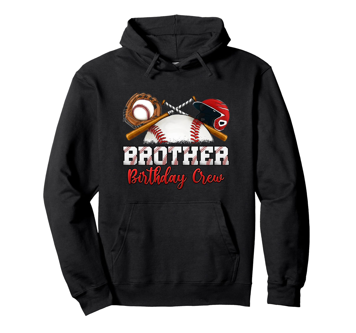 Baseball Birthday Party Sports Family Hoodie - Streetwear Style for Adults - T-Shirt, Sweatshirt, Hoodie