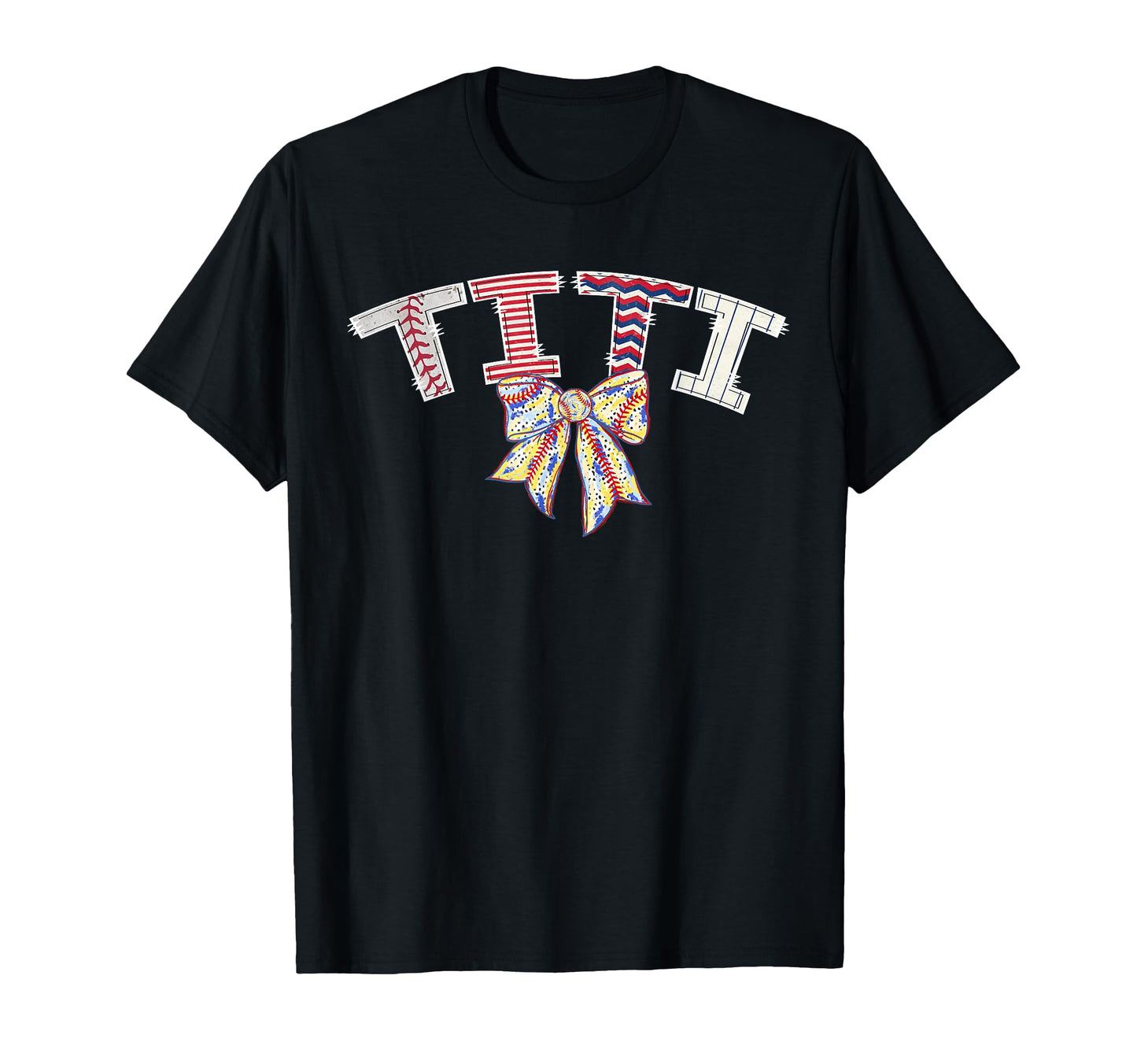 Baseball Titi Coquette Bow Game Day T-Shirt - Aesthetic Graphic Unisex - T-Shirt, Sweatshirt, Hoodie